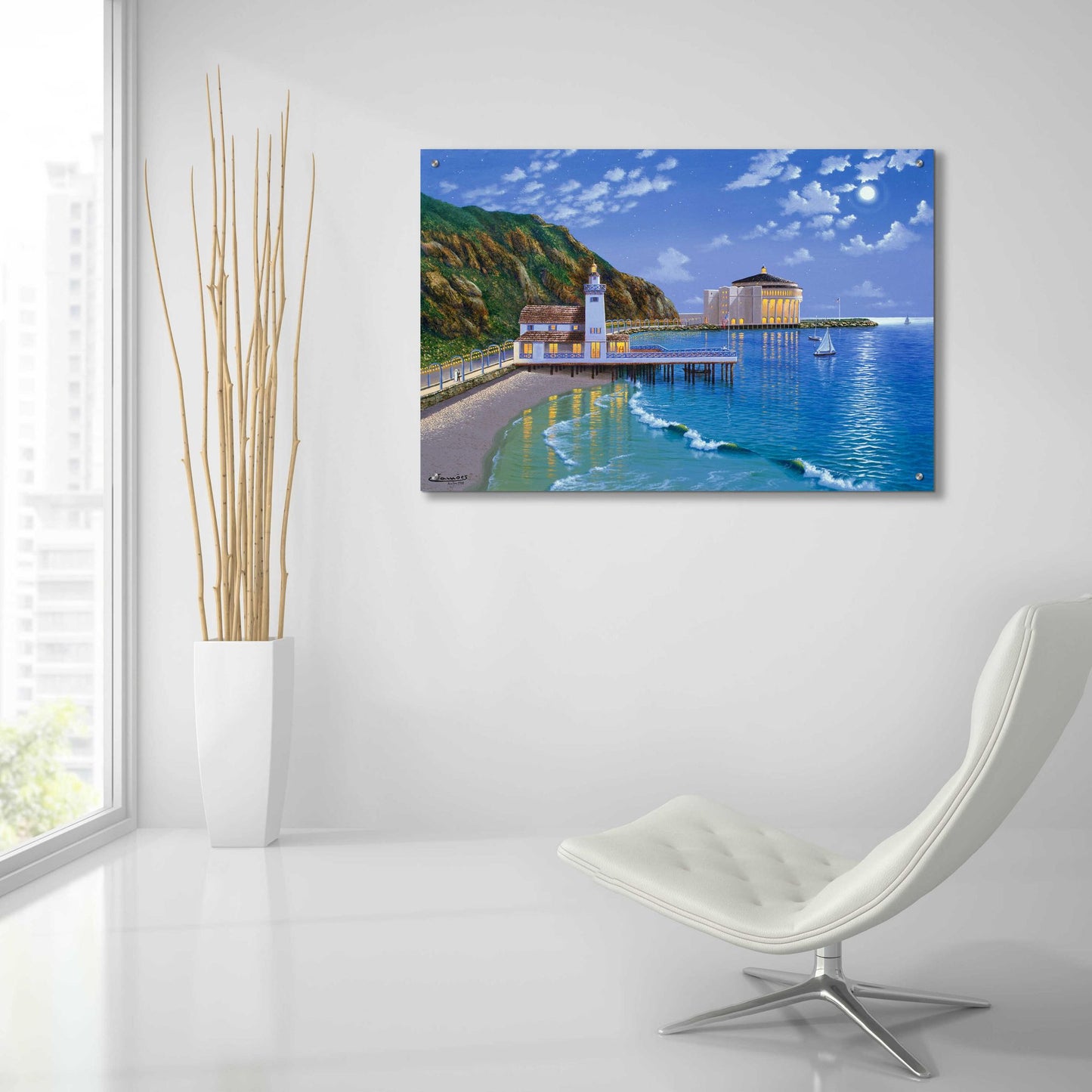 Epic Art 'Avalon Casino' by Eduardo Camoes, Acrylic Glass Wall Art,36x24