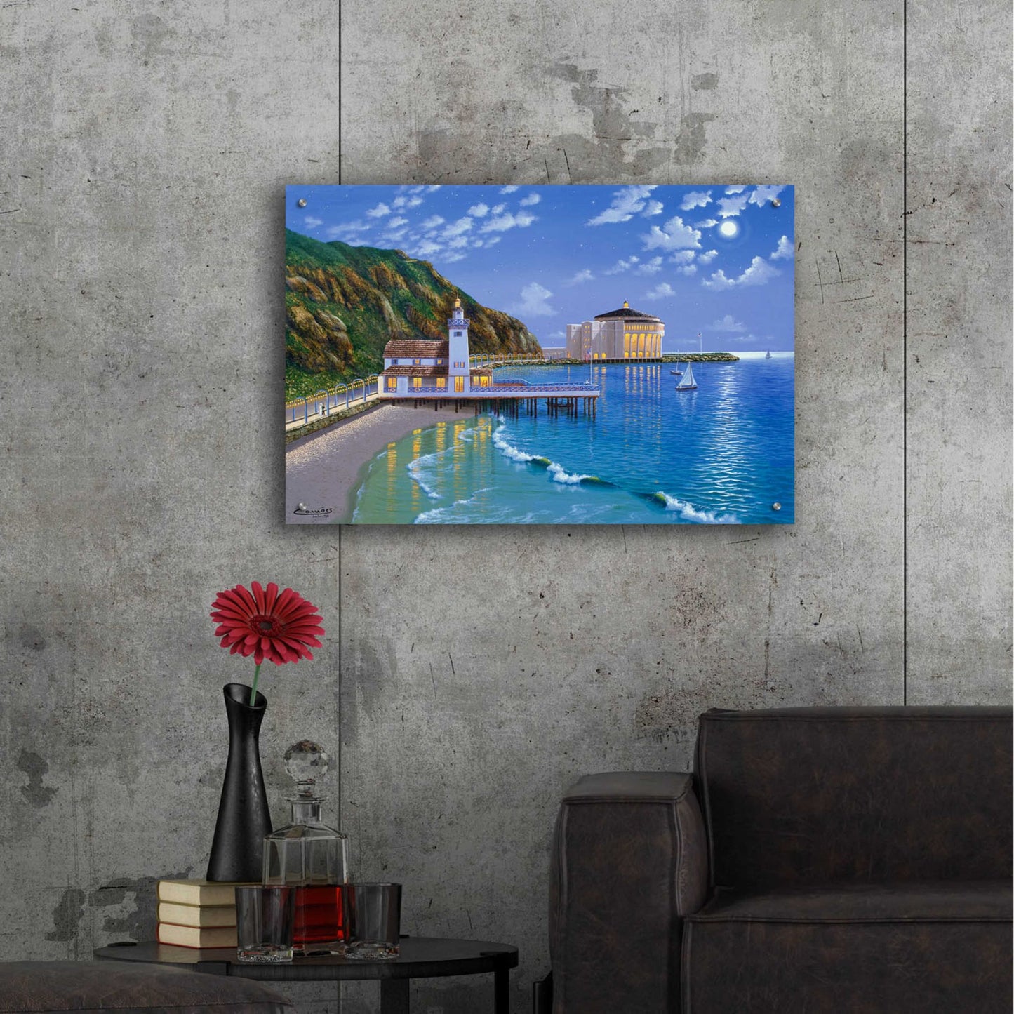 Epic Art 'Avalon Casino' by Eduardo Camoes, Acrylic Glass Wall Art,36x24