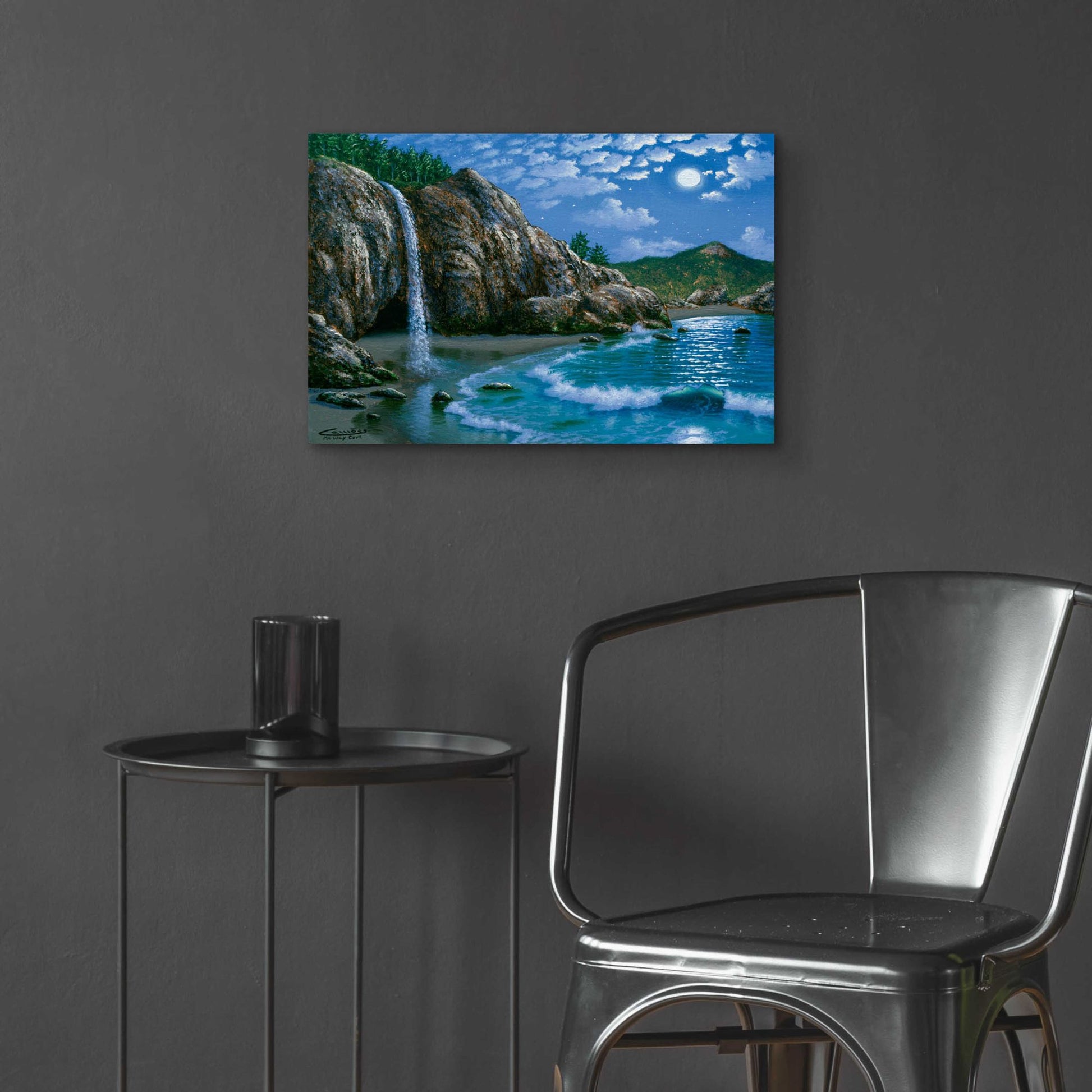 Epic Art 'Mc Way Cove, Big Sur' by Eduardo Camoes, Acrylic Glass Wall Art,24x16