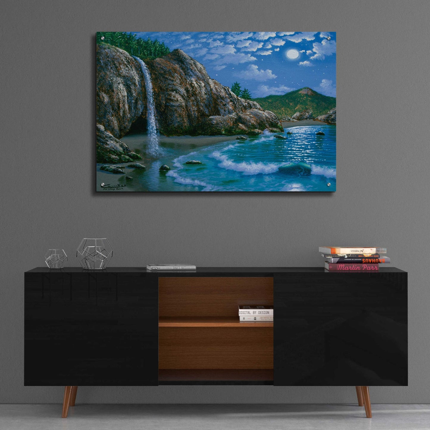 Epic Art 'Mc Way Cove, Big Sur' by Eduardo Camoes, Acrylic Glass Wall Art,36x24