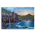 Epic Art 'Mc Way Cove Sunset' by Eduardo Camoes, Acrylic Glass Wall Art