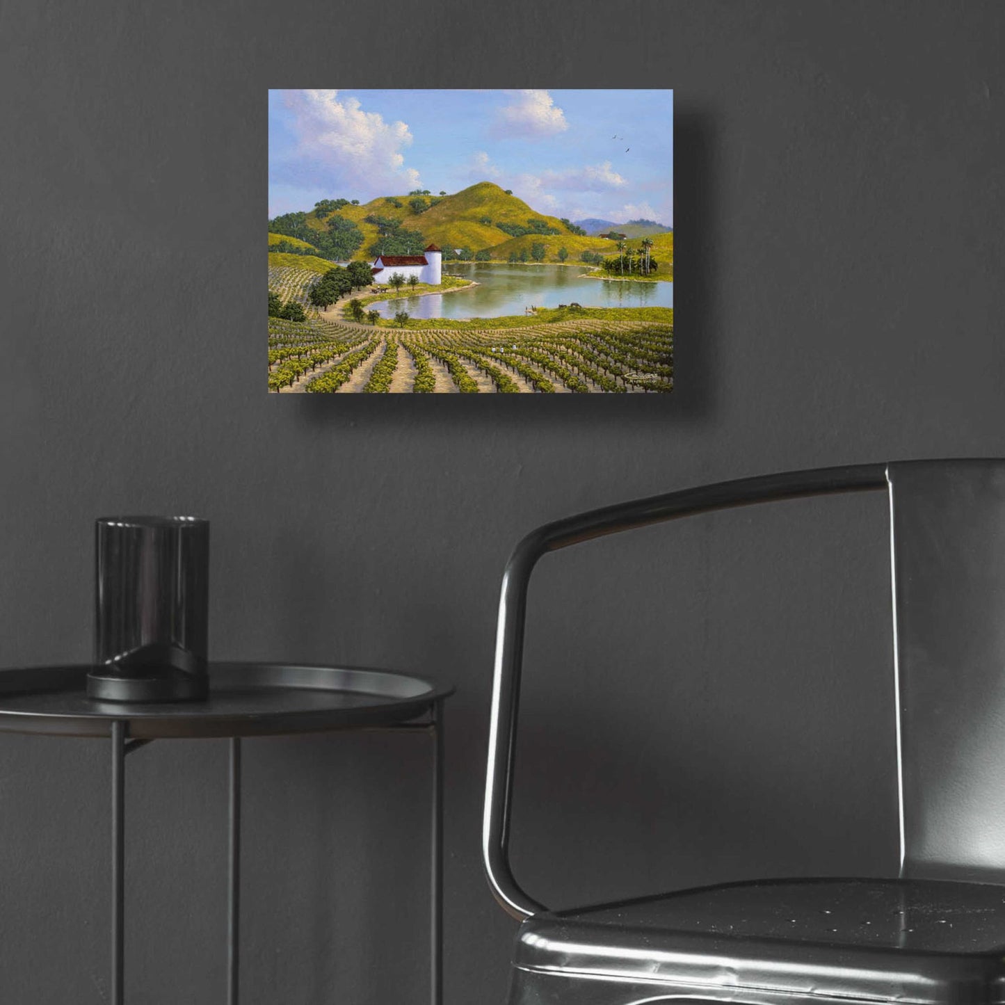 Epic Art 'Napa Valley' by Eduardo Camoes, Acrylic Glass Wall Art,16x12