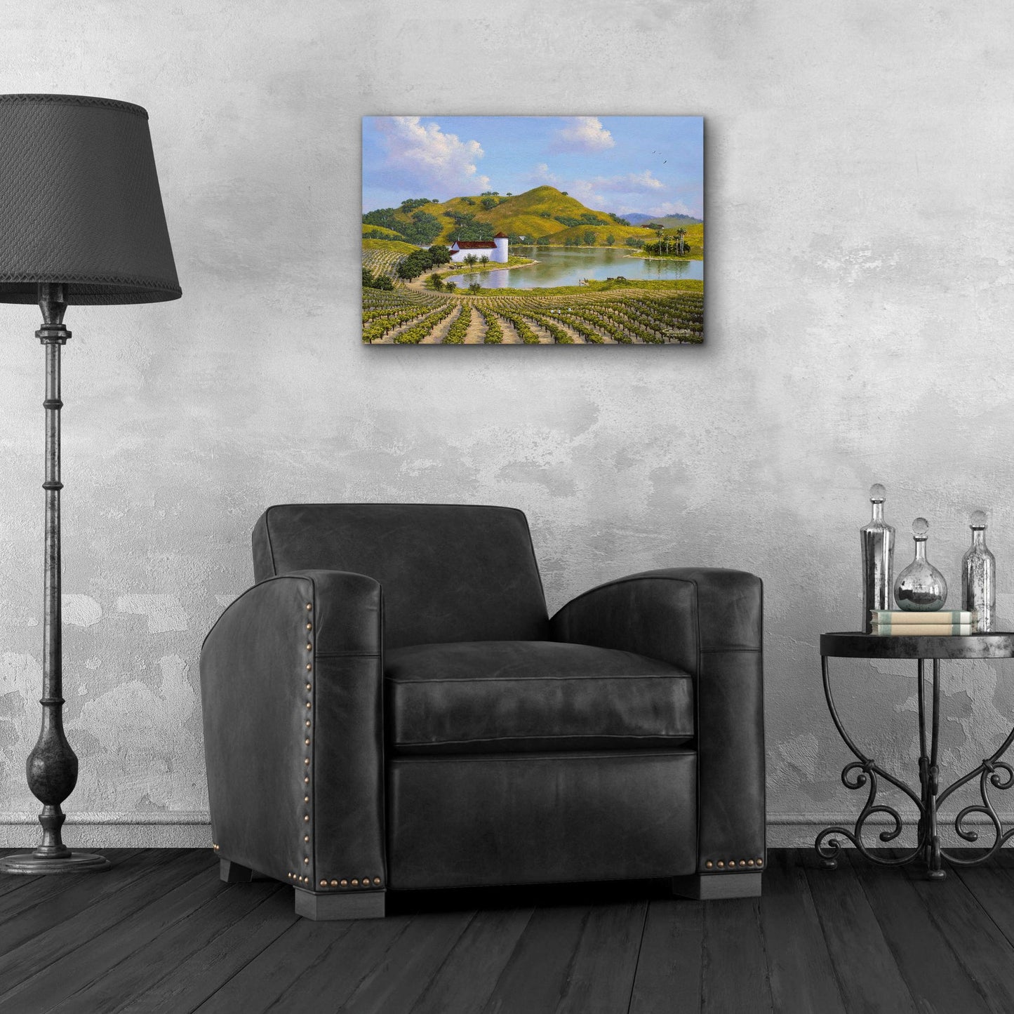 Epic Art 'Napa Valley' by Eduardo Camoes, Acrylic Glass Wall Art,24x16