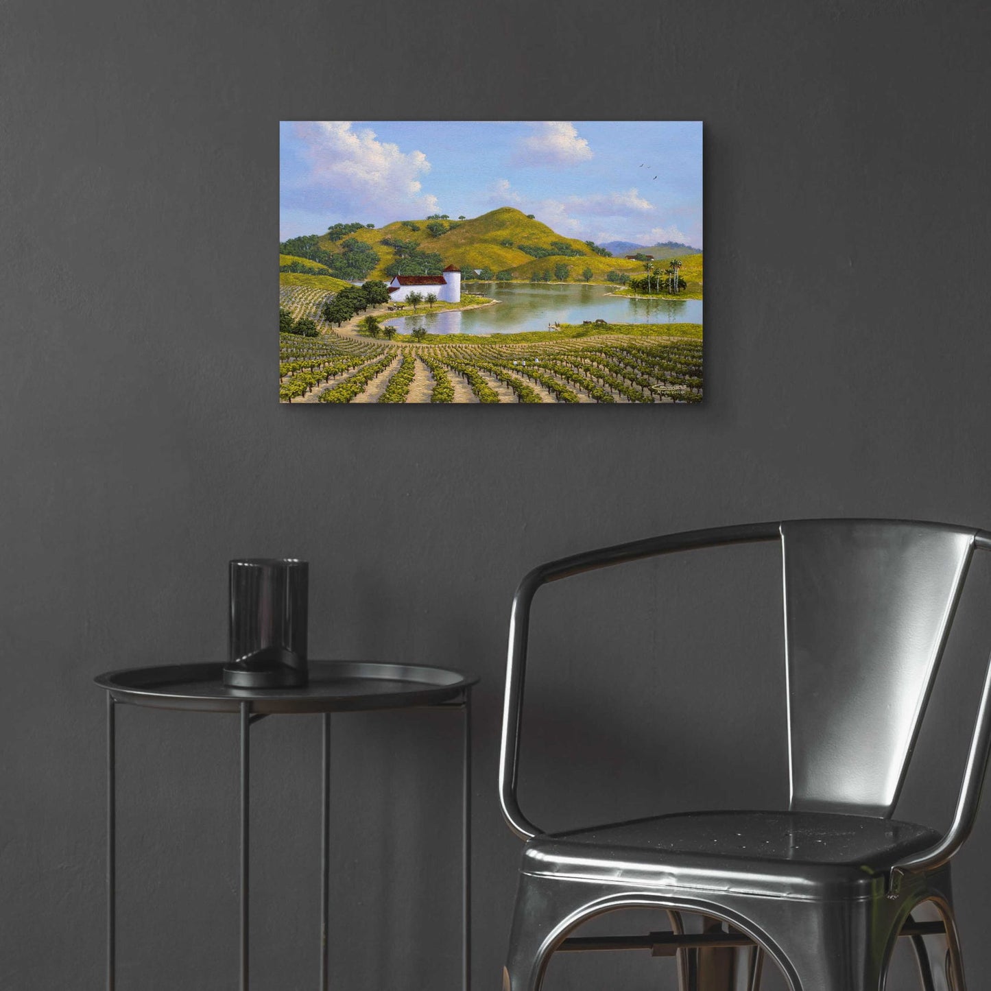 Epic Art 'Napa Valley' by Eduardo Camoes, Acrylic Glass Wall Art,24x16