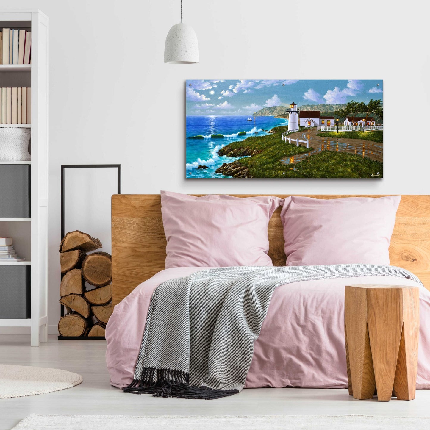 Epic Art 'Point Montara, CA' by Eduardo Camoes, Acrylic Glass Wall Art,48x24