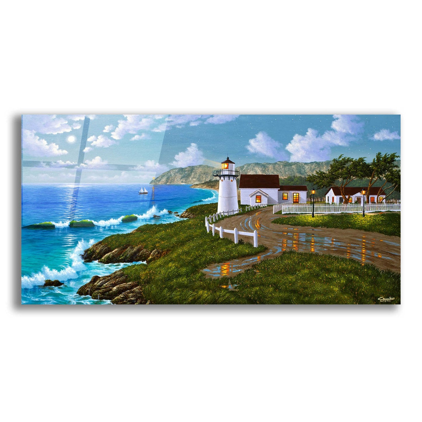 Epic Art 'Point Montara, CA' by Eduardo Camoes, Acrylic Glass Wall Art