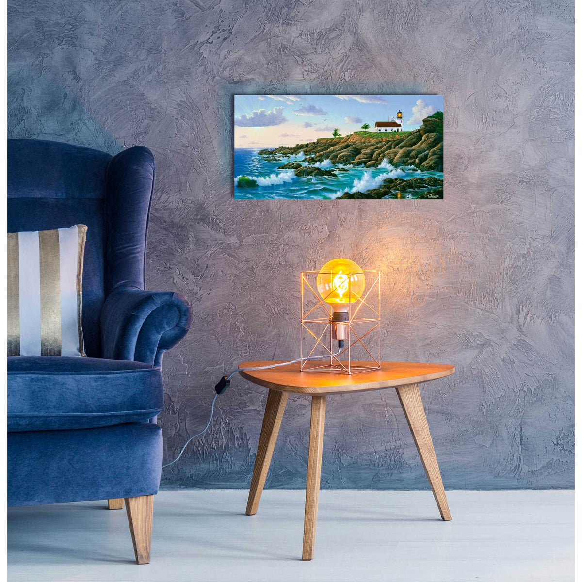 Epic Art 'Point Cabrillo, CA' by Eduardo Camoes, Acrylic Glass Wall Art,24x12