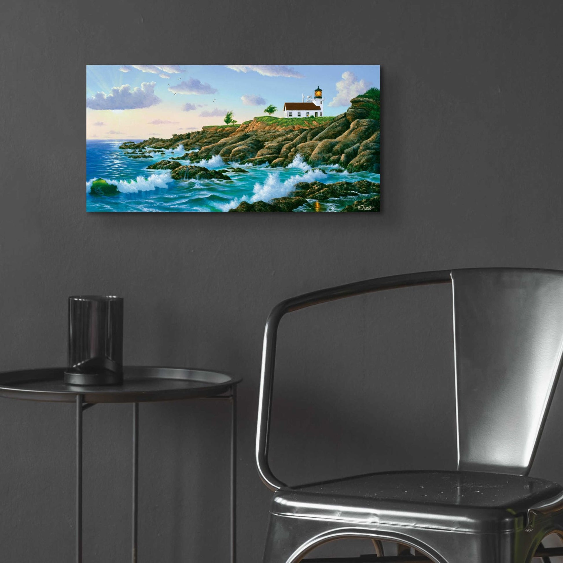 Epic Art 'Point Cabrillo, CA' by Eduardo Camoes, Acrylic Glass Wall Art,24x12