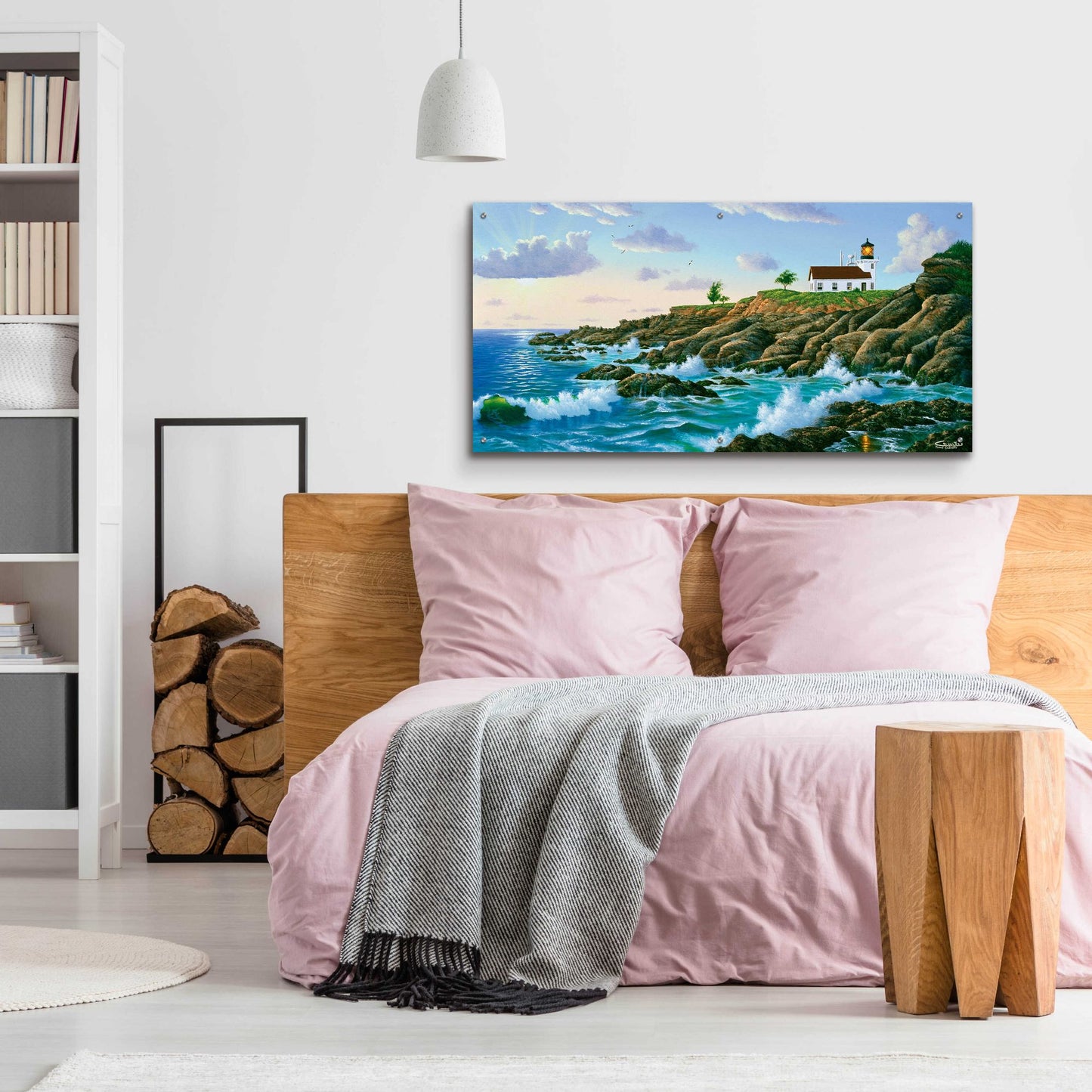 Epic Art 'Point Cabrillo, CA' by Eduardo Camoes, Acrylic Glass Wall Art,48x24