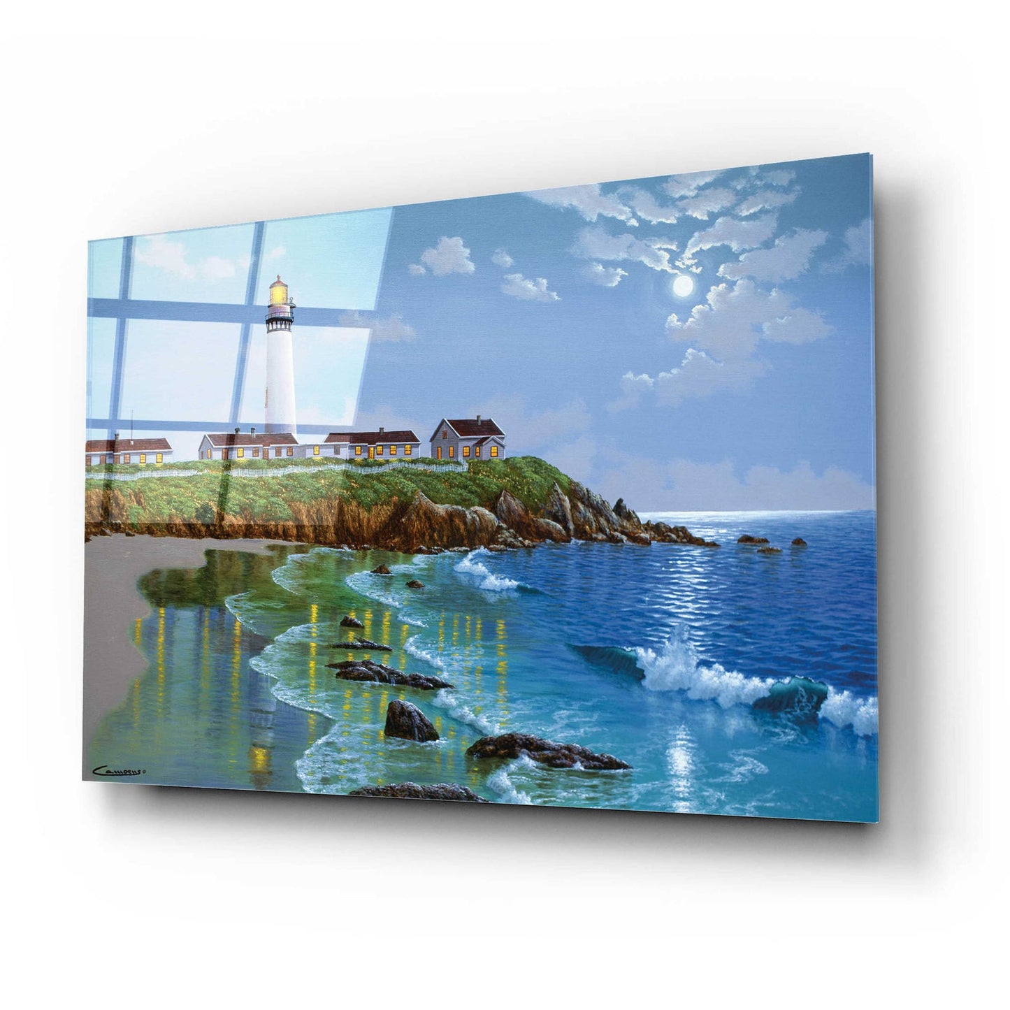 Epic Art 'Pigeon Point, CA' by Eduardo Camoes, Acrylic Glass Wall Art,24x16