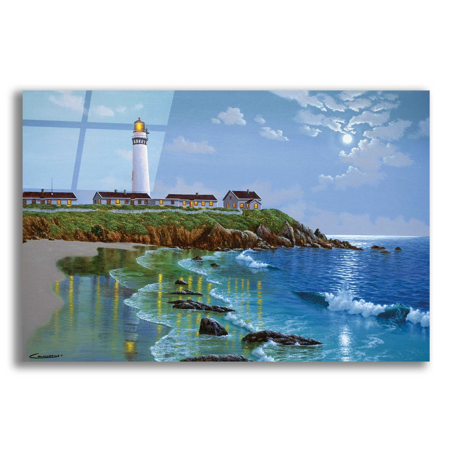 Epic Art 'Pigeon Point, CA' by Eduardo Camoes, Acrylic Glass Wall Art,24x16