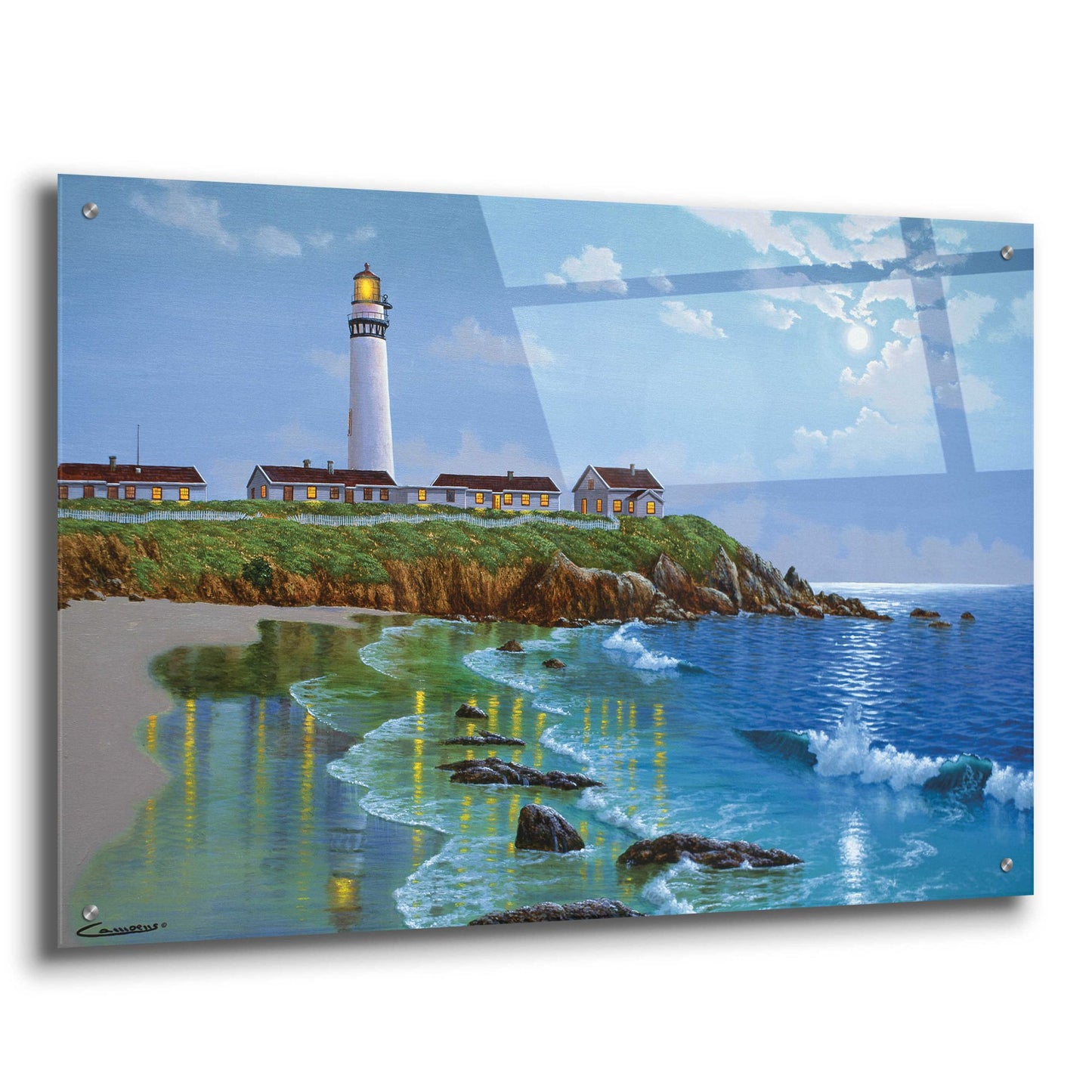 Epic Art 'Pigeon Point, CA' by Eduardo Camoes, Acrylic Glass Wall Art,36x24