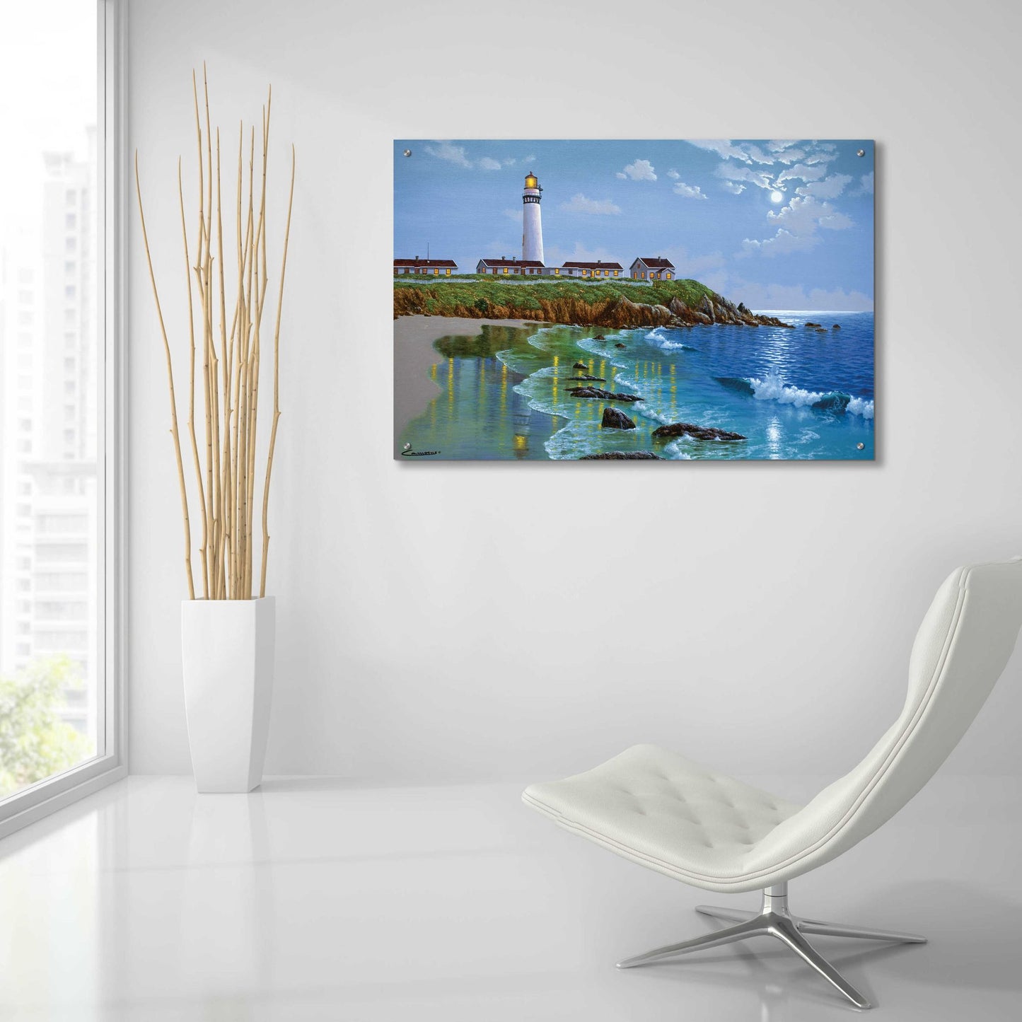 Epic Art 'Pigeon Point, CA' by Eduardo Camoes, Acrylic Glass Wall Art,36x24