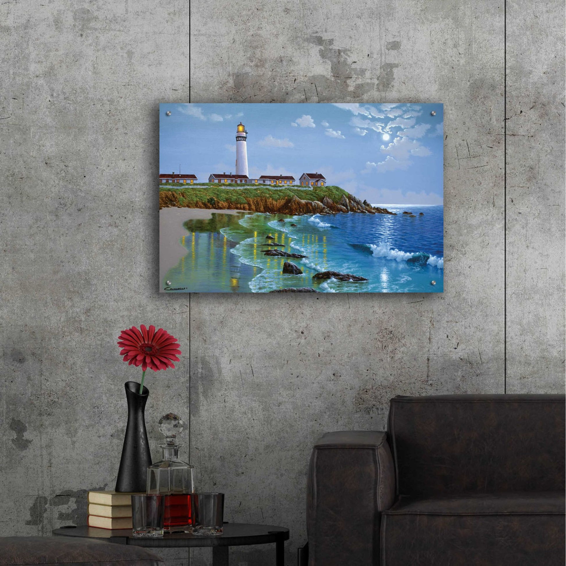 Epic Art 'Pigeon Point, CA' by Eduardo Camoes, Acrylic Glass Wall Art,36x24