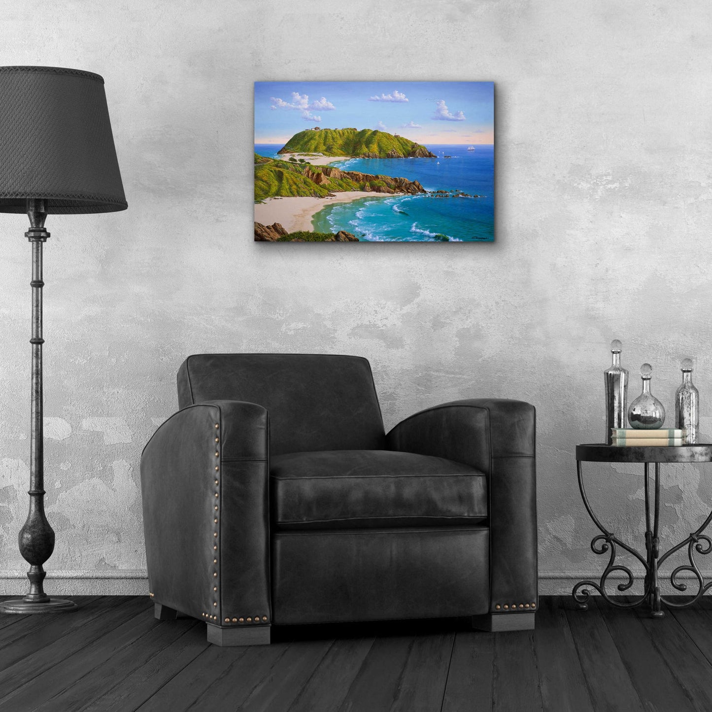 Epic Art 'Point Sur, CA' by Eduardo Camoes, Acrylic Glass Wall Art,24x16