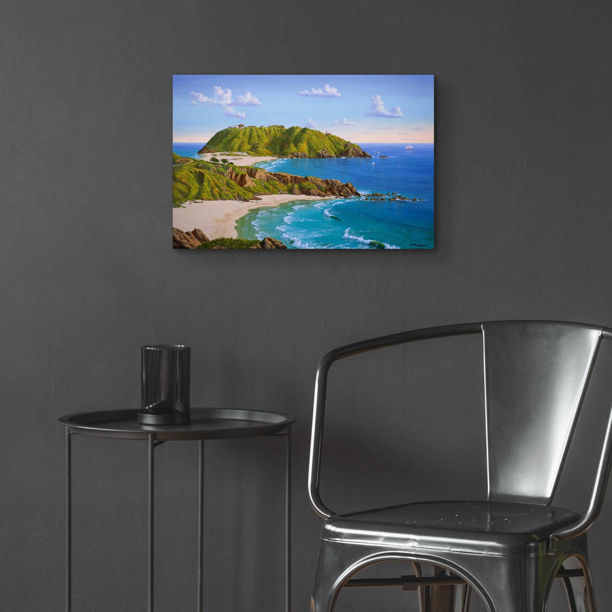 Epic Art 'Point Sur, CA' by Eduardo Camoes, Acrylic Glass Wall Art,24x16