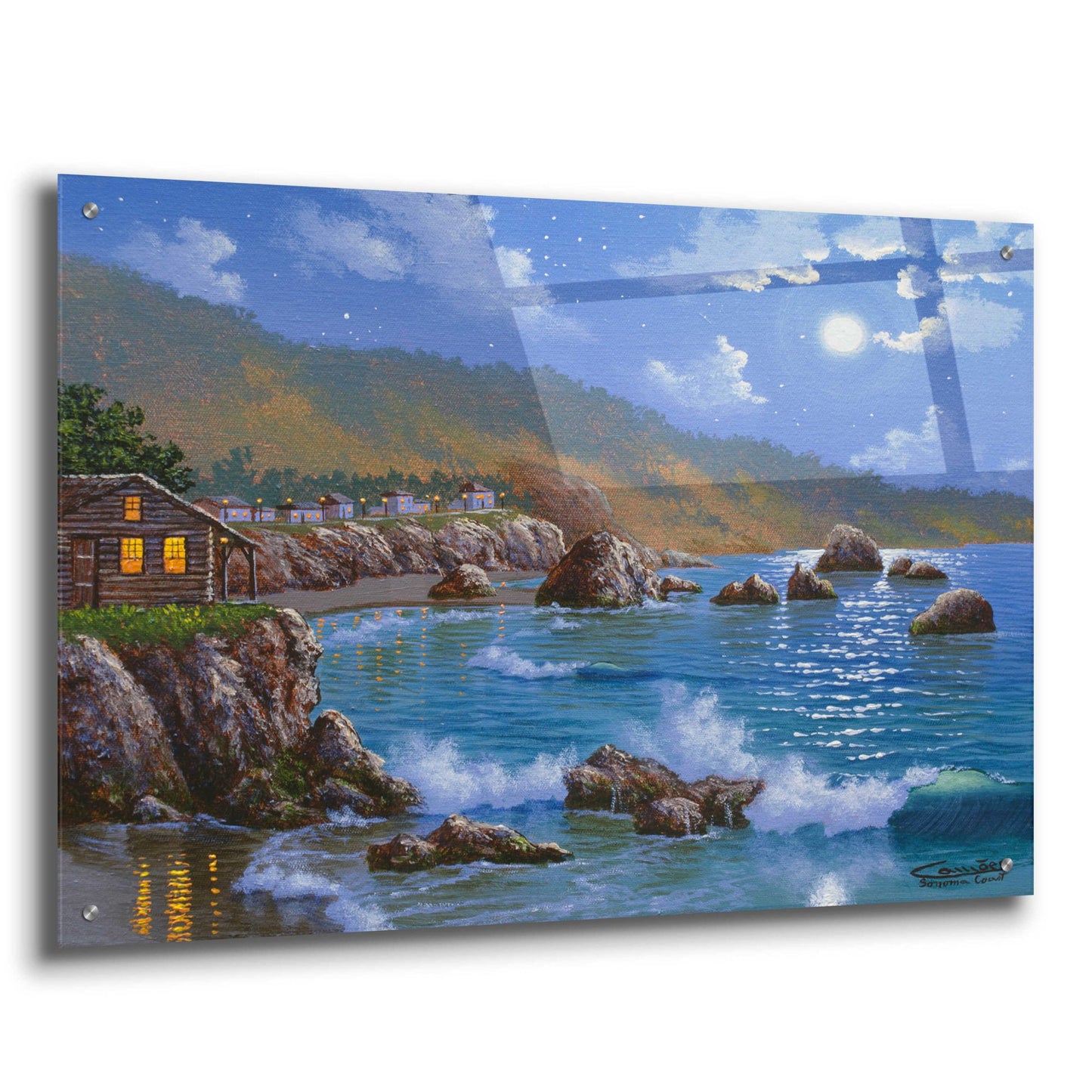 Epic Art 'Sonoma Coast, CA' by Eduardo Camoes, Acrylic Glass Wall Art,36x24