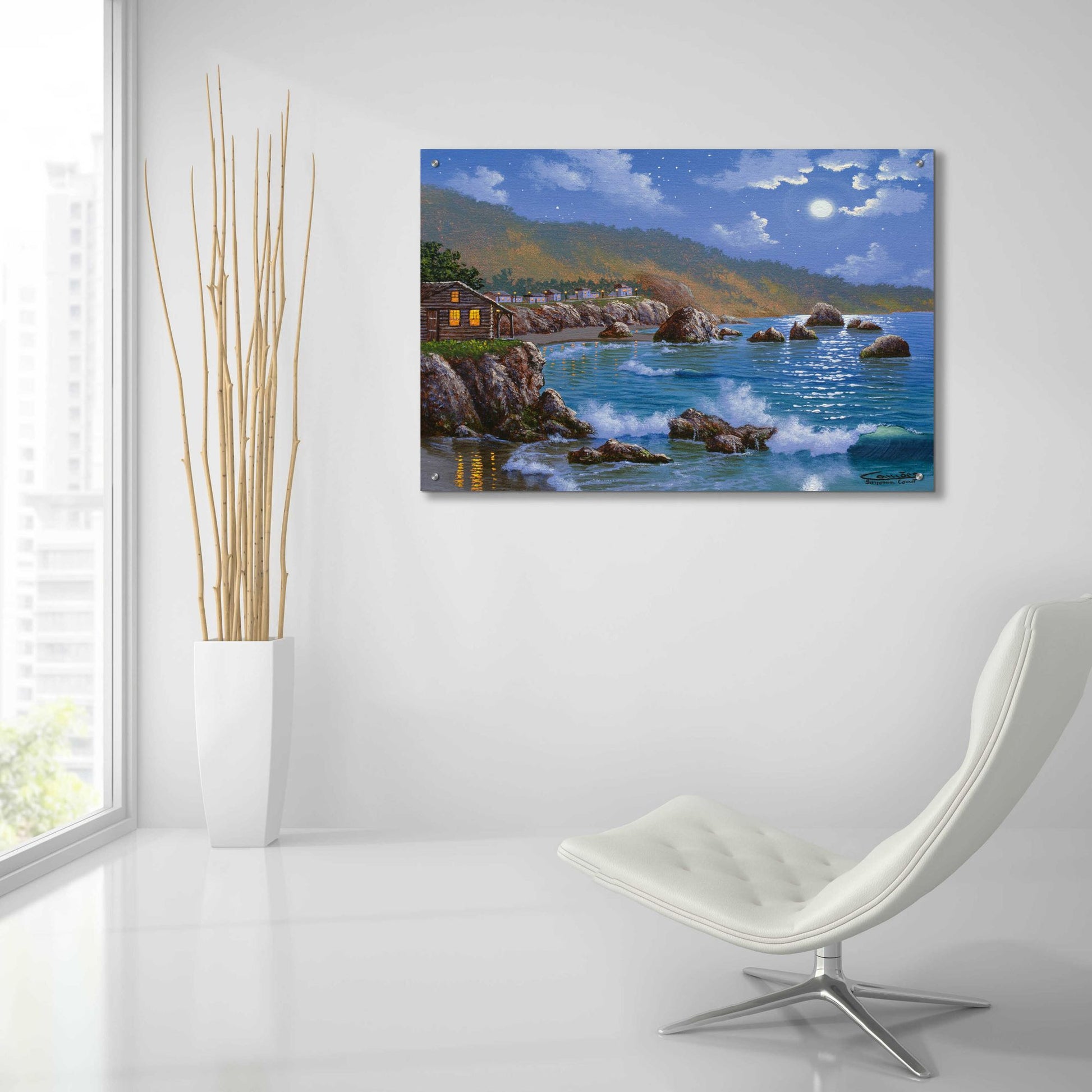 Epic Art 'Sonoma Coast, CA' by Eduardo Camoes, Acrylic Glass Wall Art,36x24