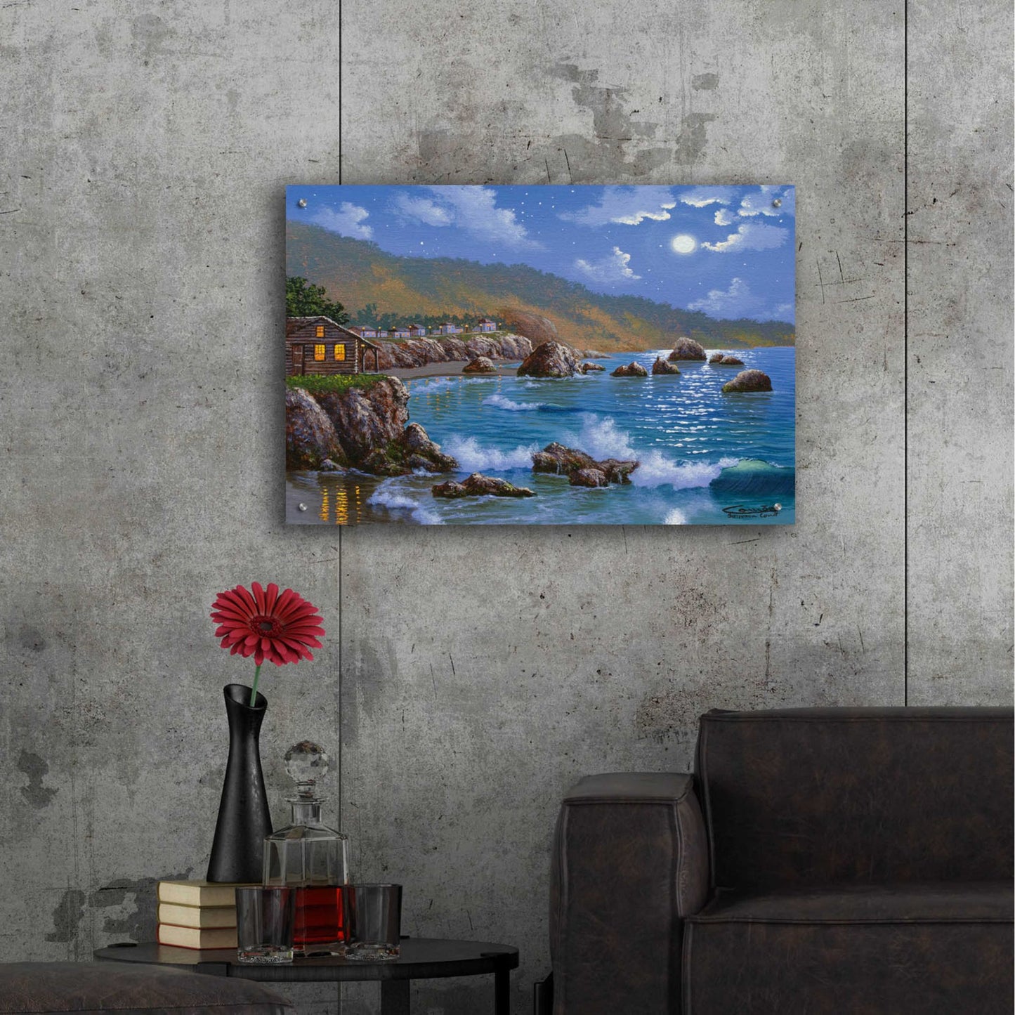 Epic Art 'Sonoma Coast, CA' by Eduardo Camoes, Acrylic Glass Wall Art,36x24