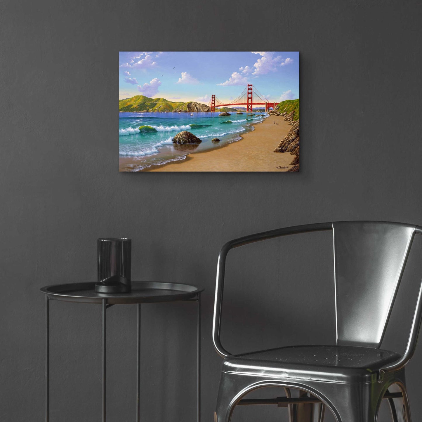 Epic Art 'Golden Gate, CA 1940' by Eduardo Camoes, Acrylic Glass Wall Art,24x16