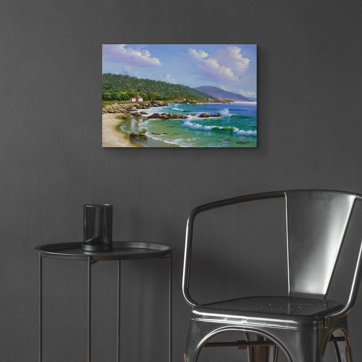 Epic Art 'Carmel, CA' by Eduardo Camoes, Acrylic Glass Wall Art,24x16