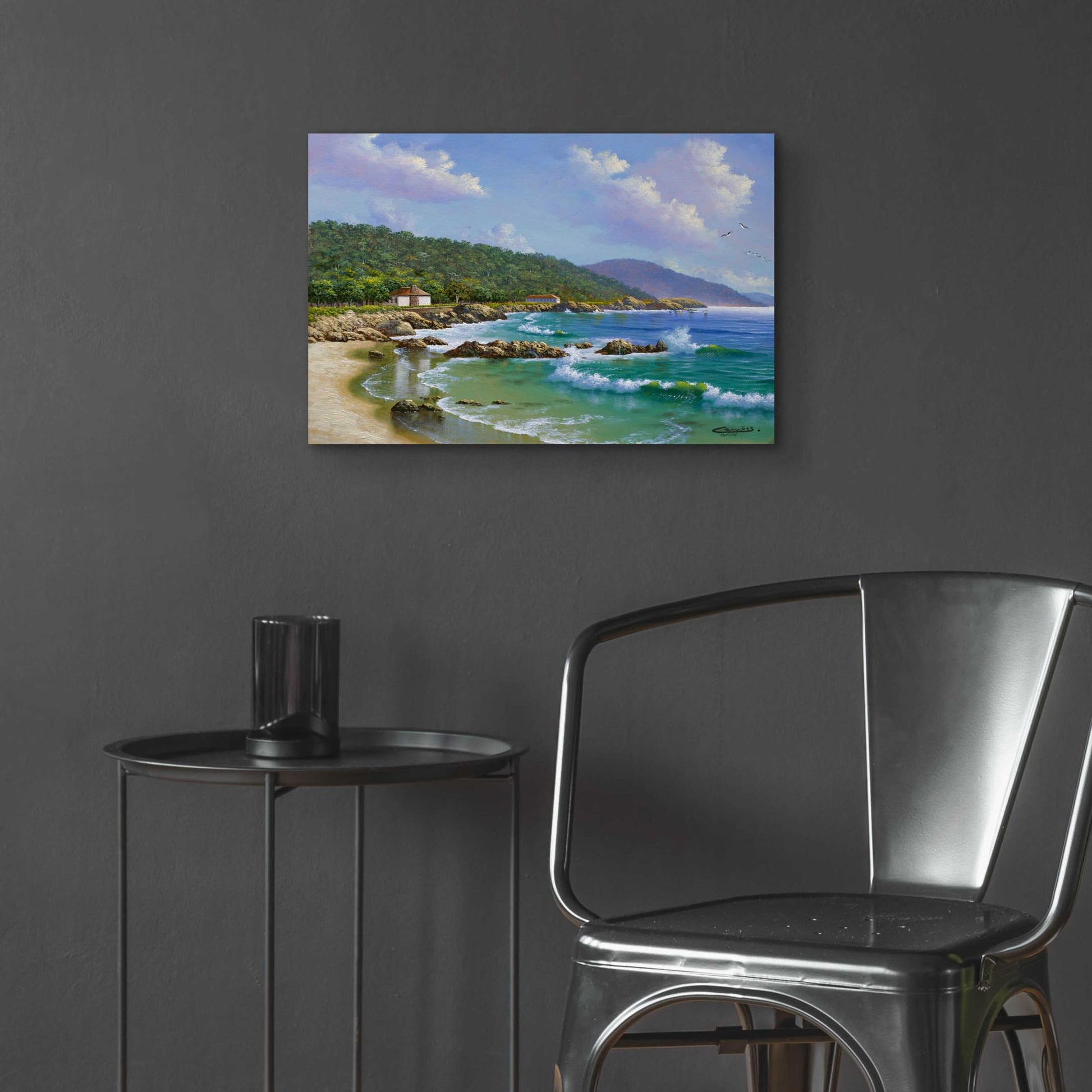 Epic Art 'Carmel, CA' by Eduardo Camoes, Acrylic Glass Wall Art,24x16