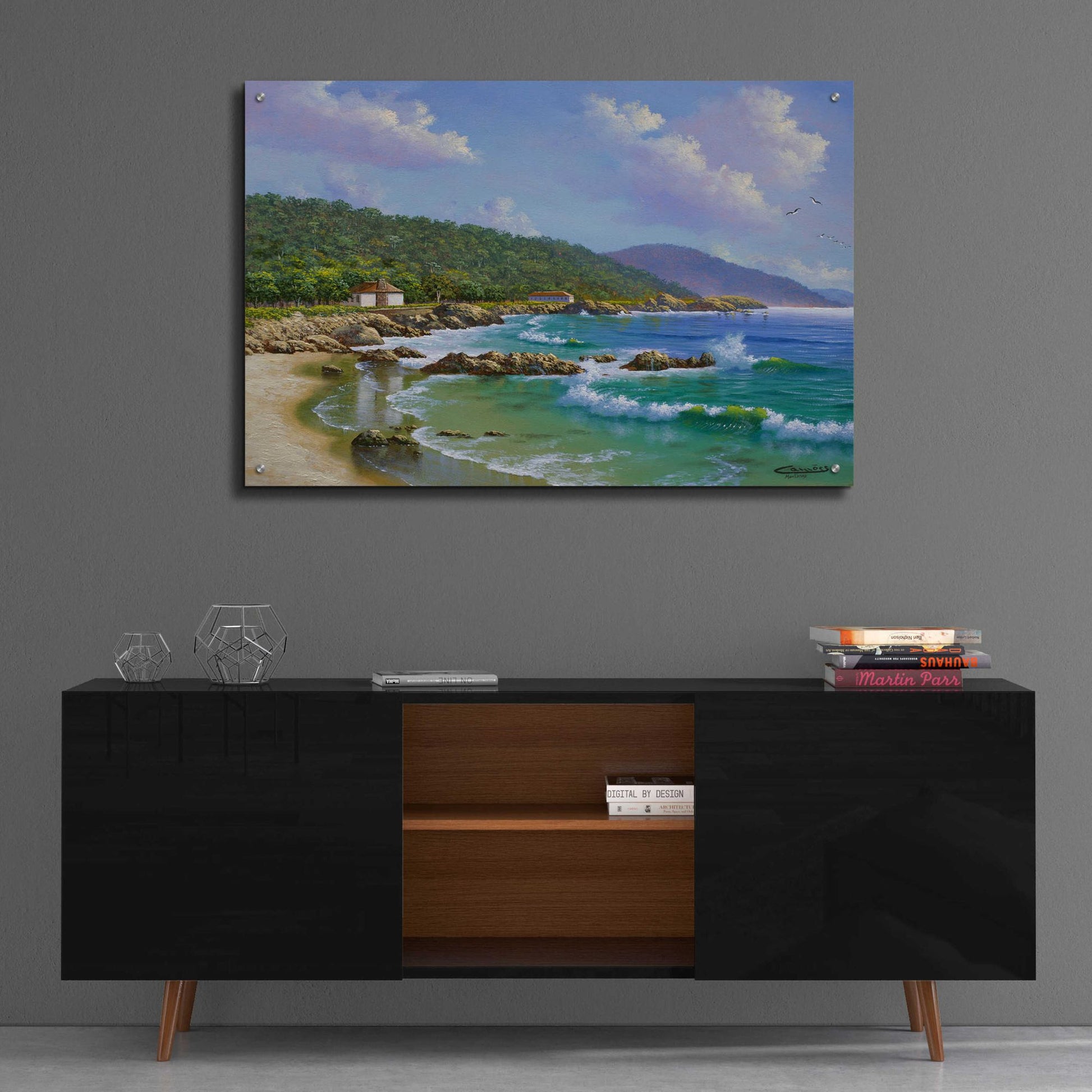 Epic Art 'Carmel, CA' by Eduardo Camoes, Acrylic Glass Wall Art,36x24