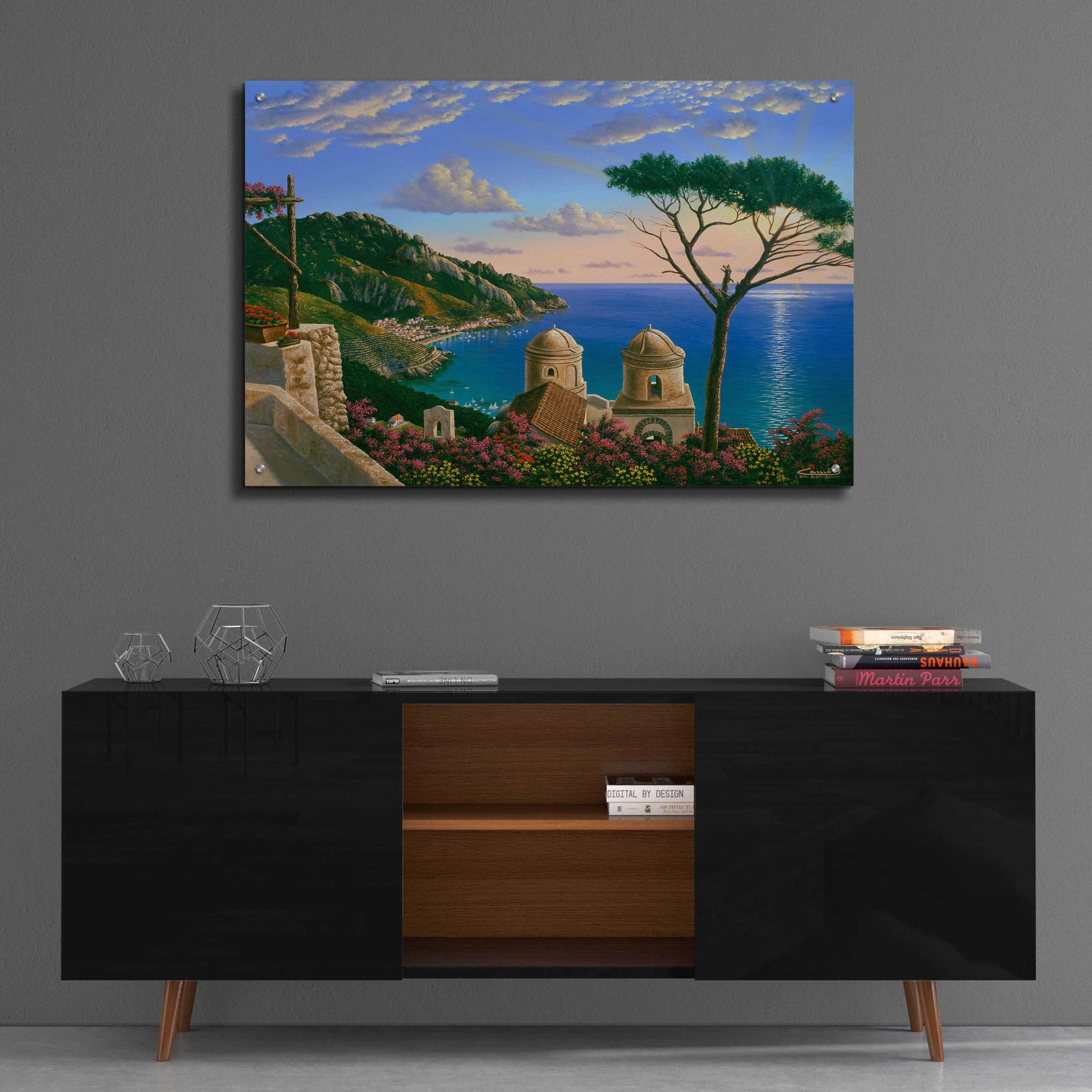 Epic Art 'Villa Rufolo, Italy' by Eduardo Camoes, Acrylic Glass Wall Art,36x24