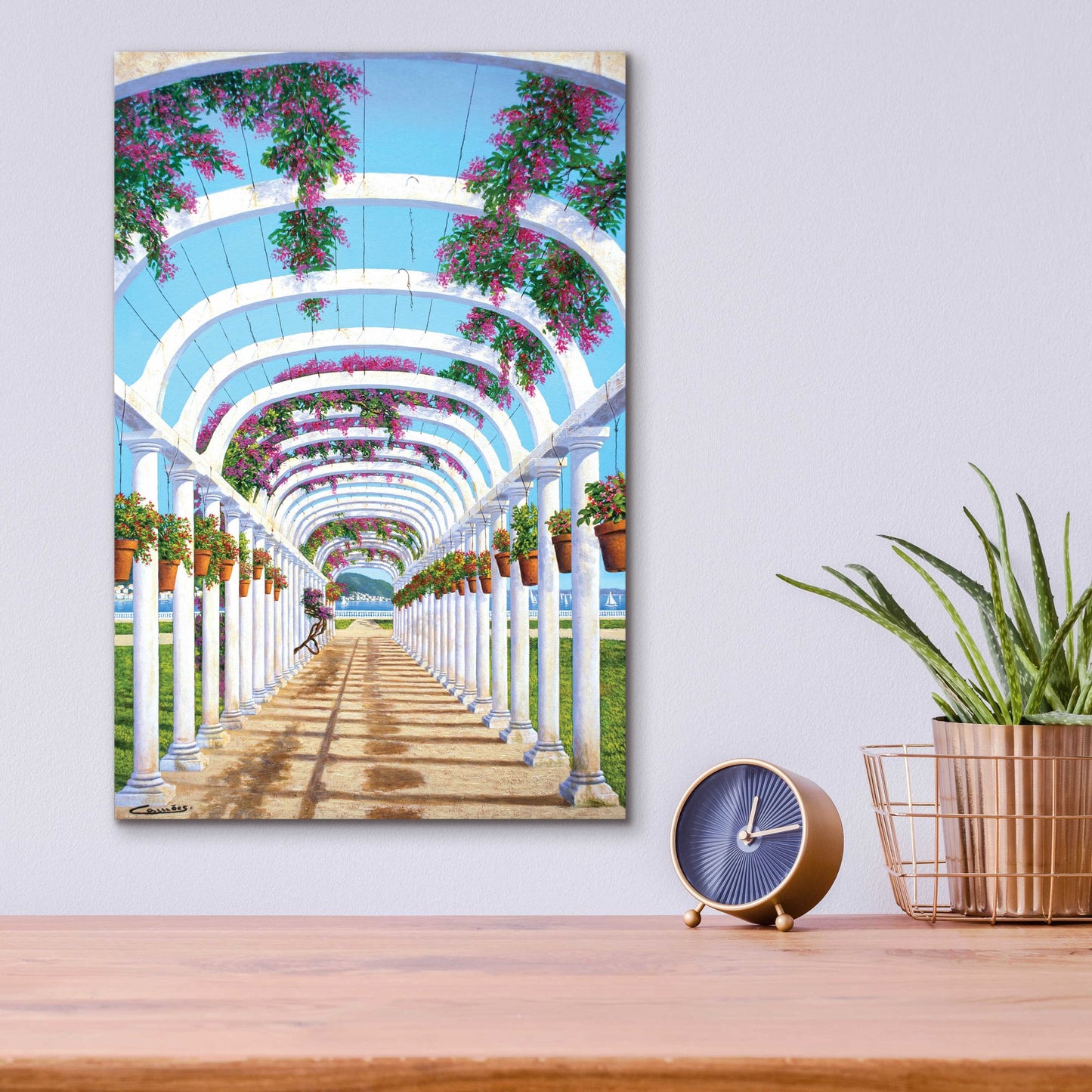 Epic Art 'Arches' by Eduardo Camoes, Acrylic Glass Wall Art,12x16