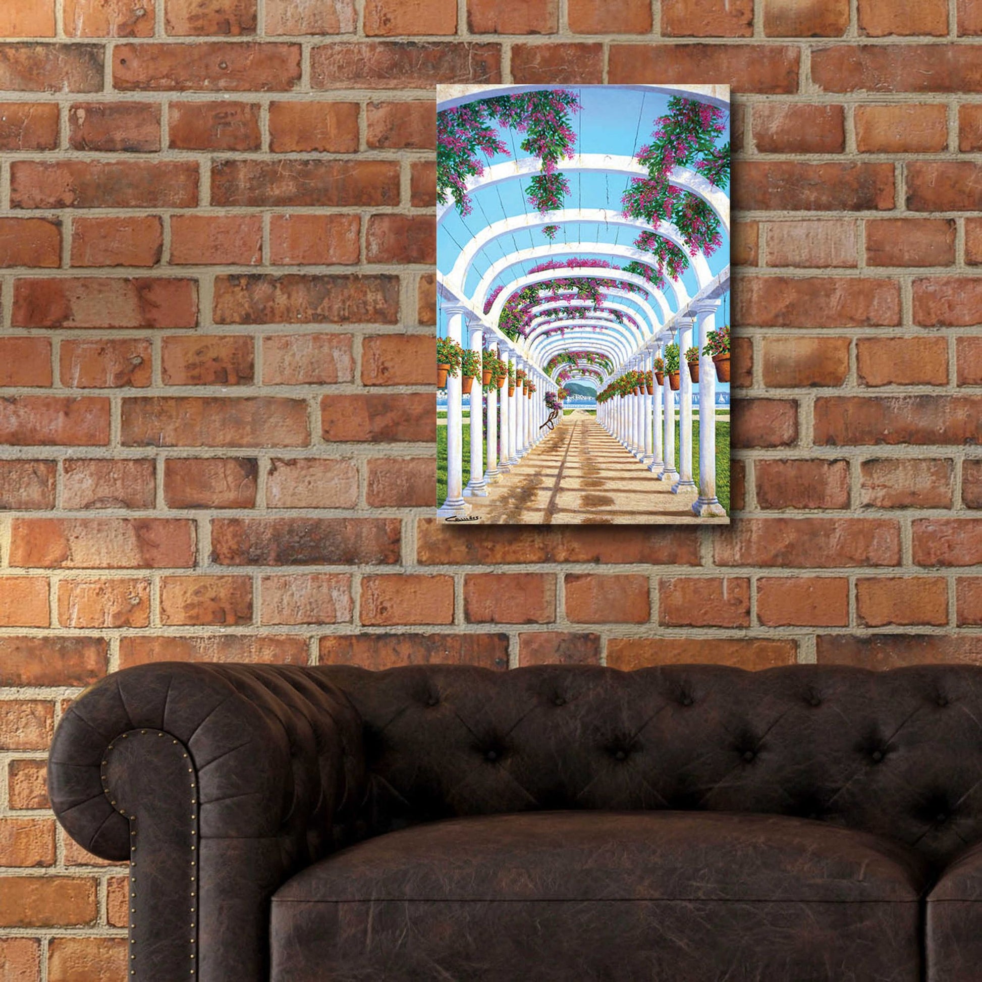 Epic Art 'Arches' by Eduardo Camoes, Acrylic Glass Wall Art,16x24