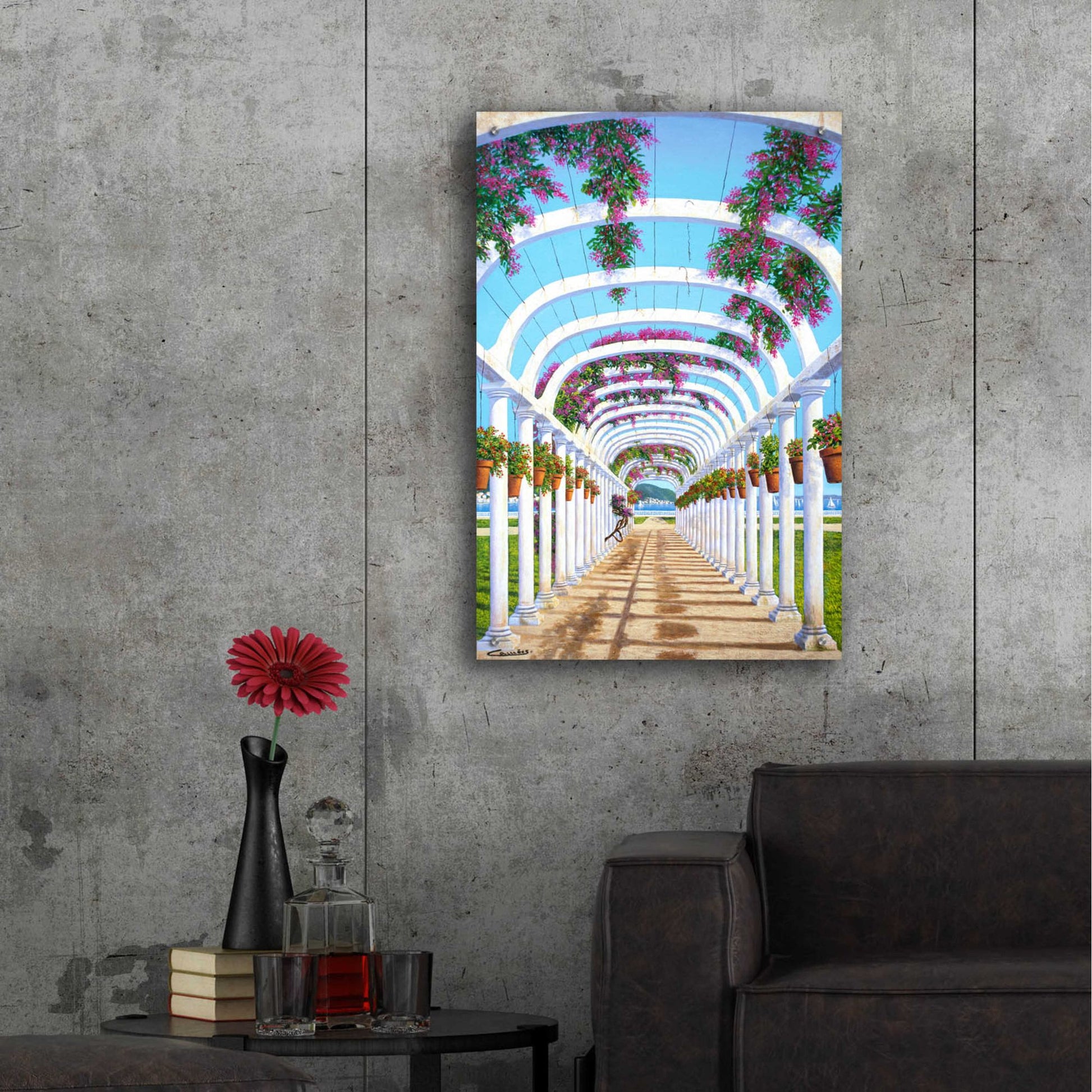 Epic Art 'Arches' by Eduardo Camoes, Acrylic Glass Wall Art,24x36