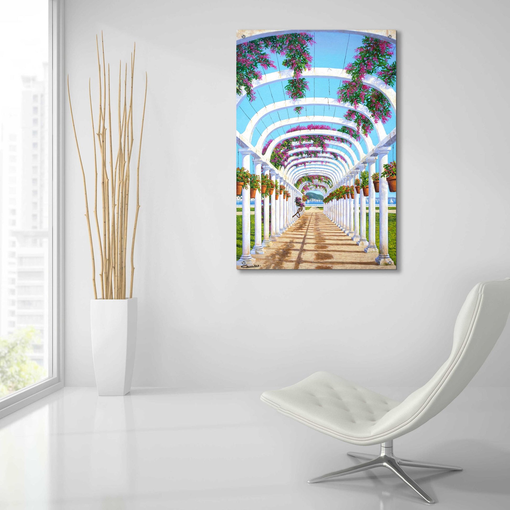 Epic Art 'Arches' by Eduardo Camoes, Acrylic Glass Wall Art,24x36