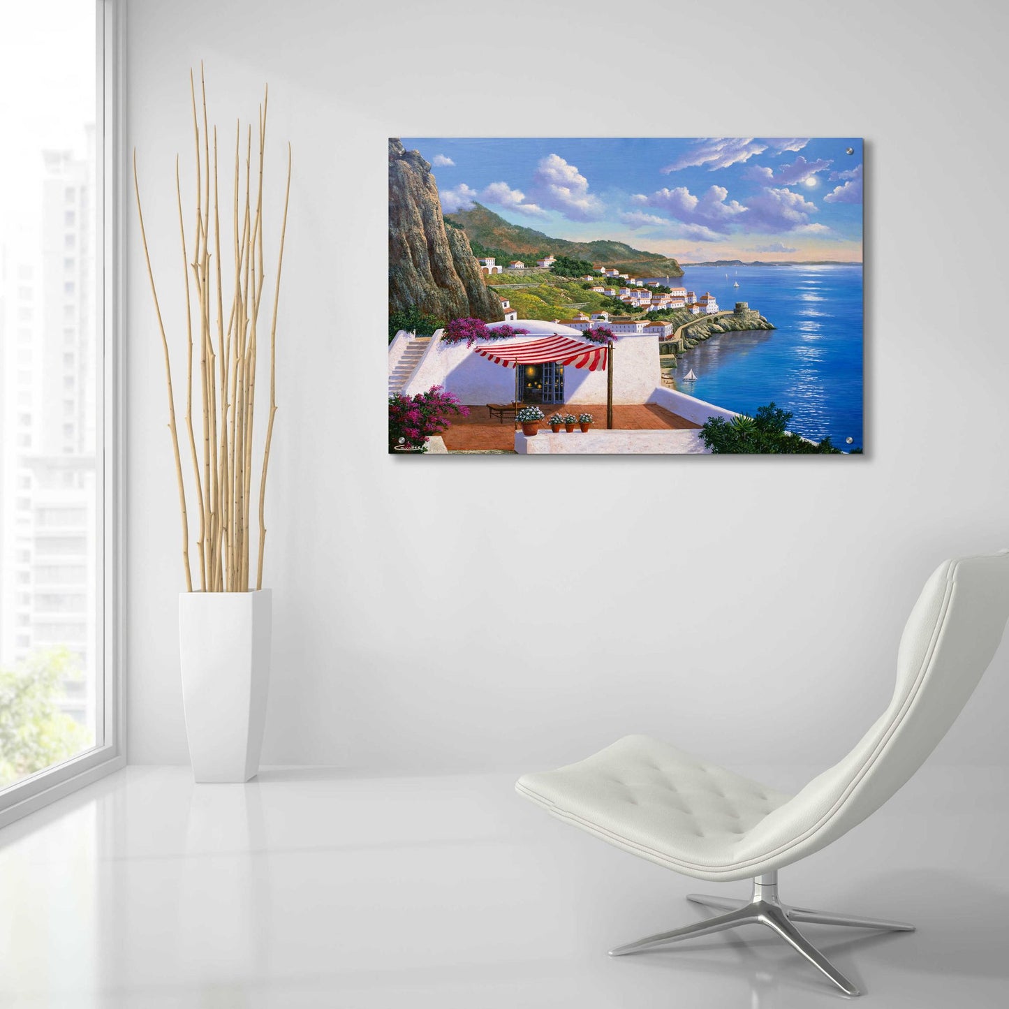 Epic Art 'Amalfi, Italy' by Eduardo Camoes, Acrylic Glass Wall Art,36x24