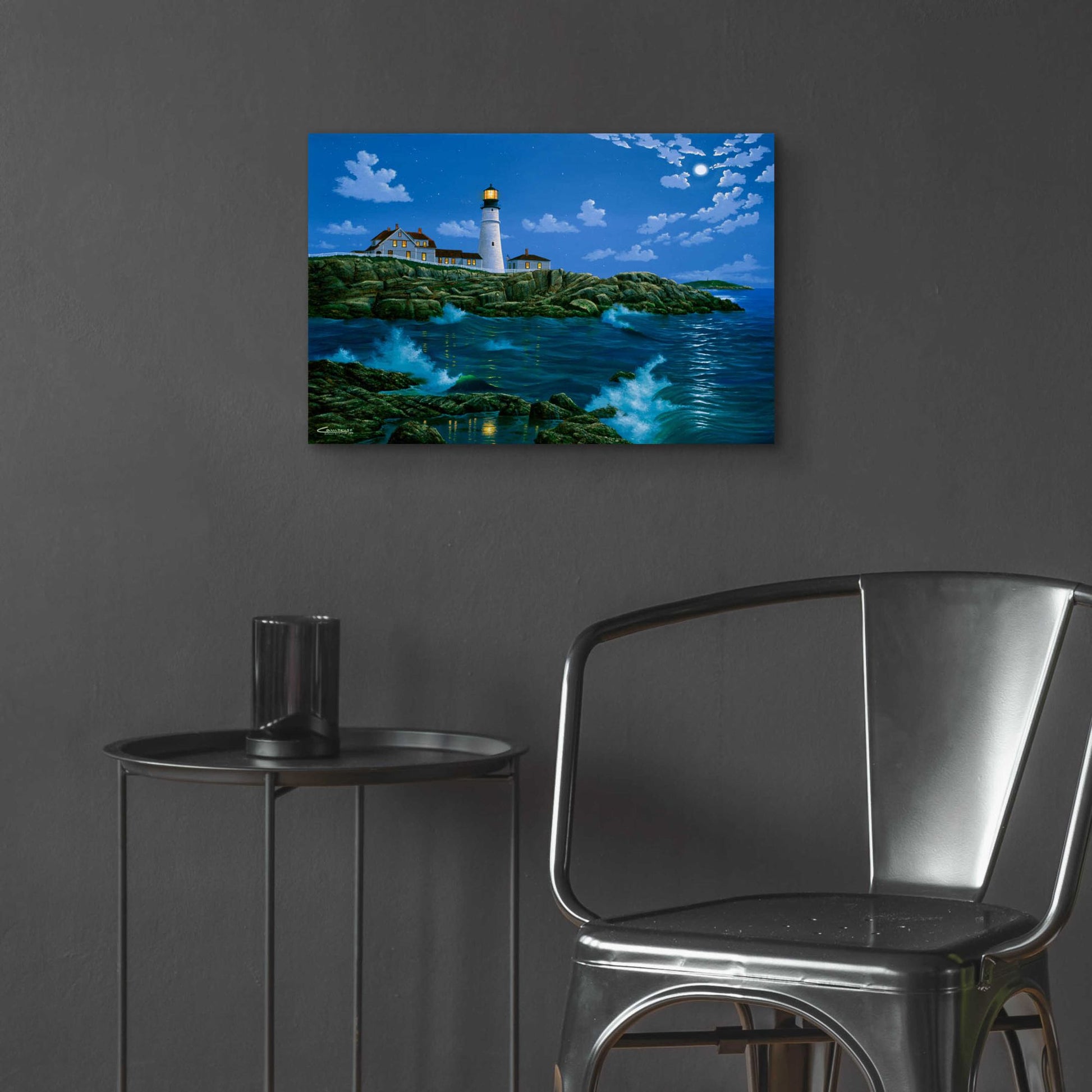 Epic Art 'Portland Head Light' by Eduardo Camoes, Acrylic Glass Wall Art,24x16