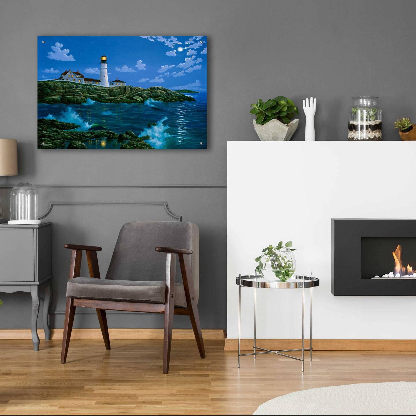 Epic Art 'Portland Head Light' by Eduardo Camoes, Acrylic Glass Wall Art,36x24