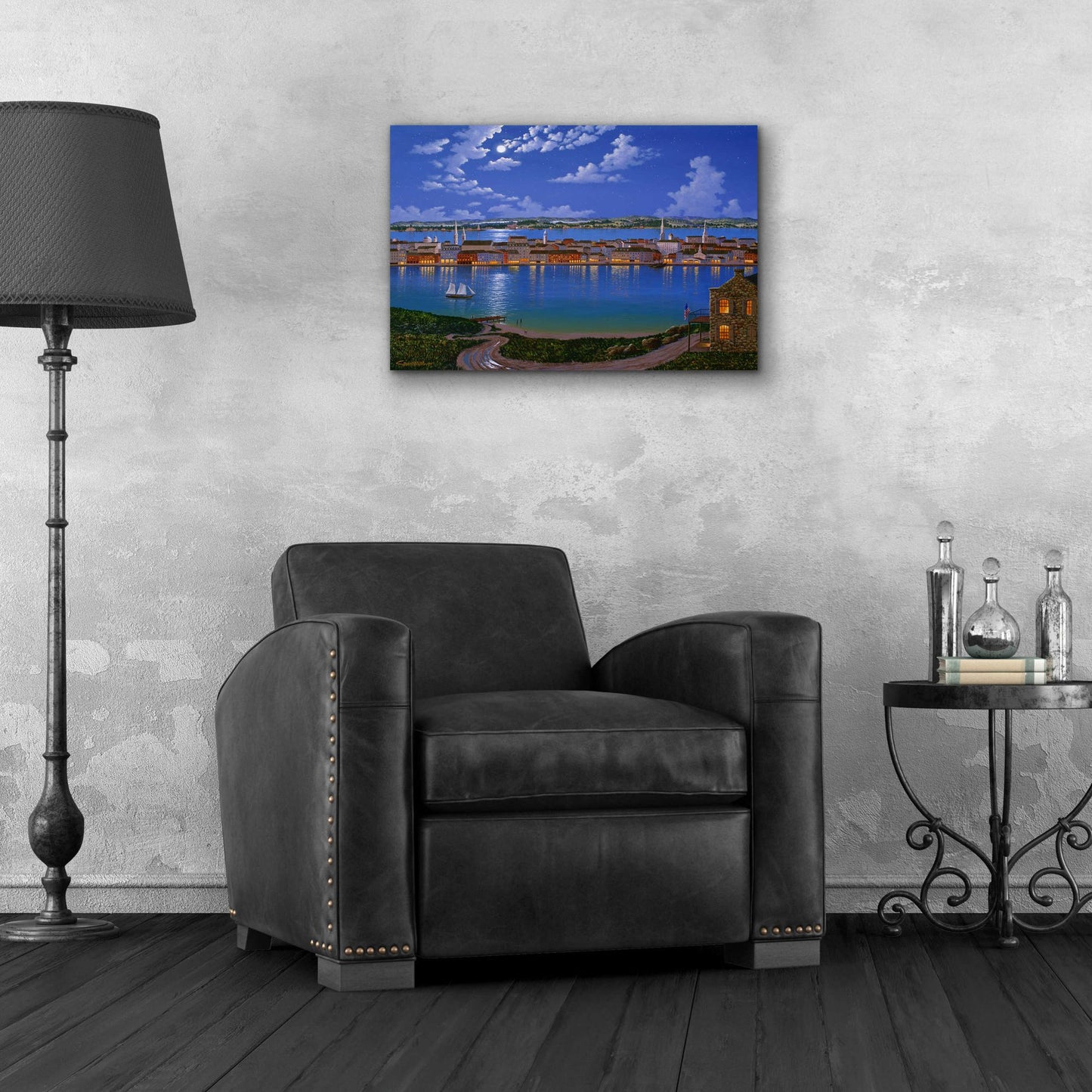 Epic Art 'New York From Brooklyn Heights 2' by Eduardo Camoes, Acrylic Glass Wall Art,24x16