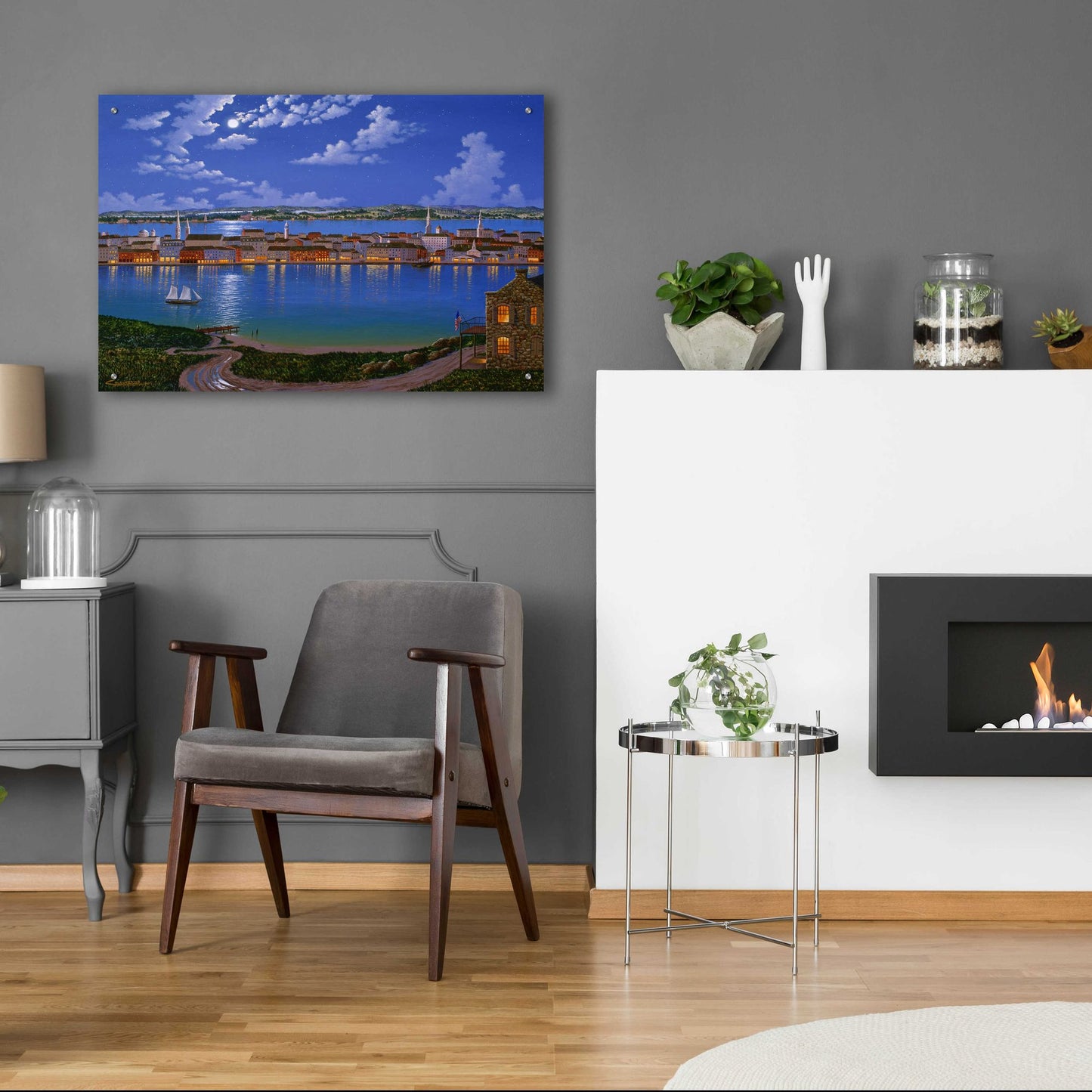 Epic Art 'New York From Brooklyn Heights 2' by Eduardo Camoes, Acrylic Glass Wall Art,36x24