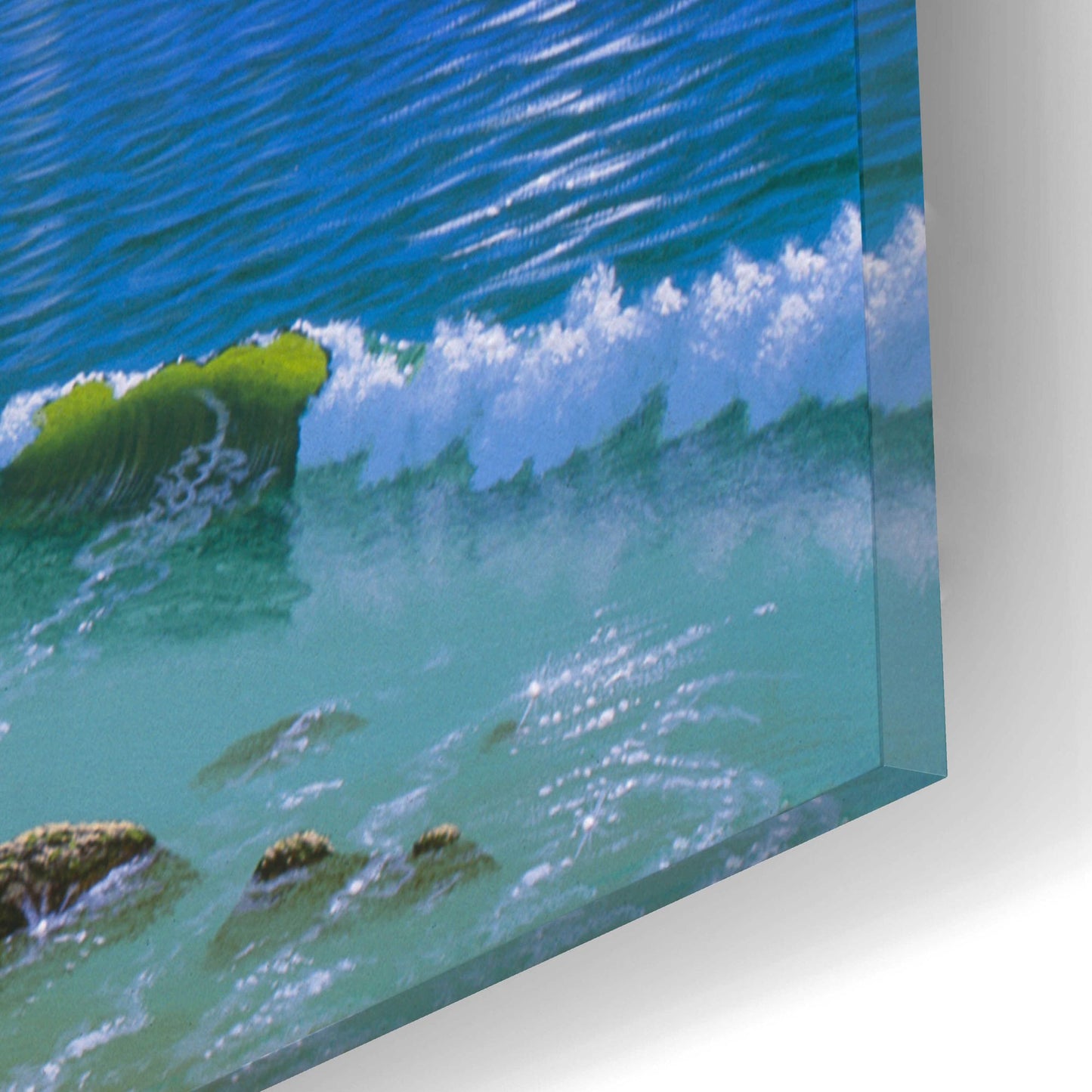 Epic Art 'Sachuest Beach' by Eduardo Camoes, Acrylic Glass Wall Art,16x12