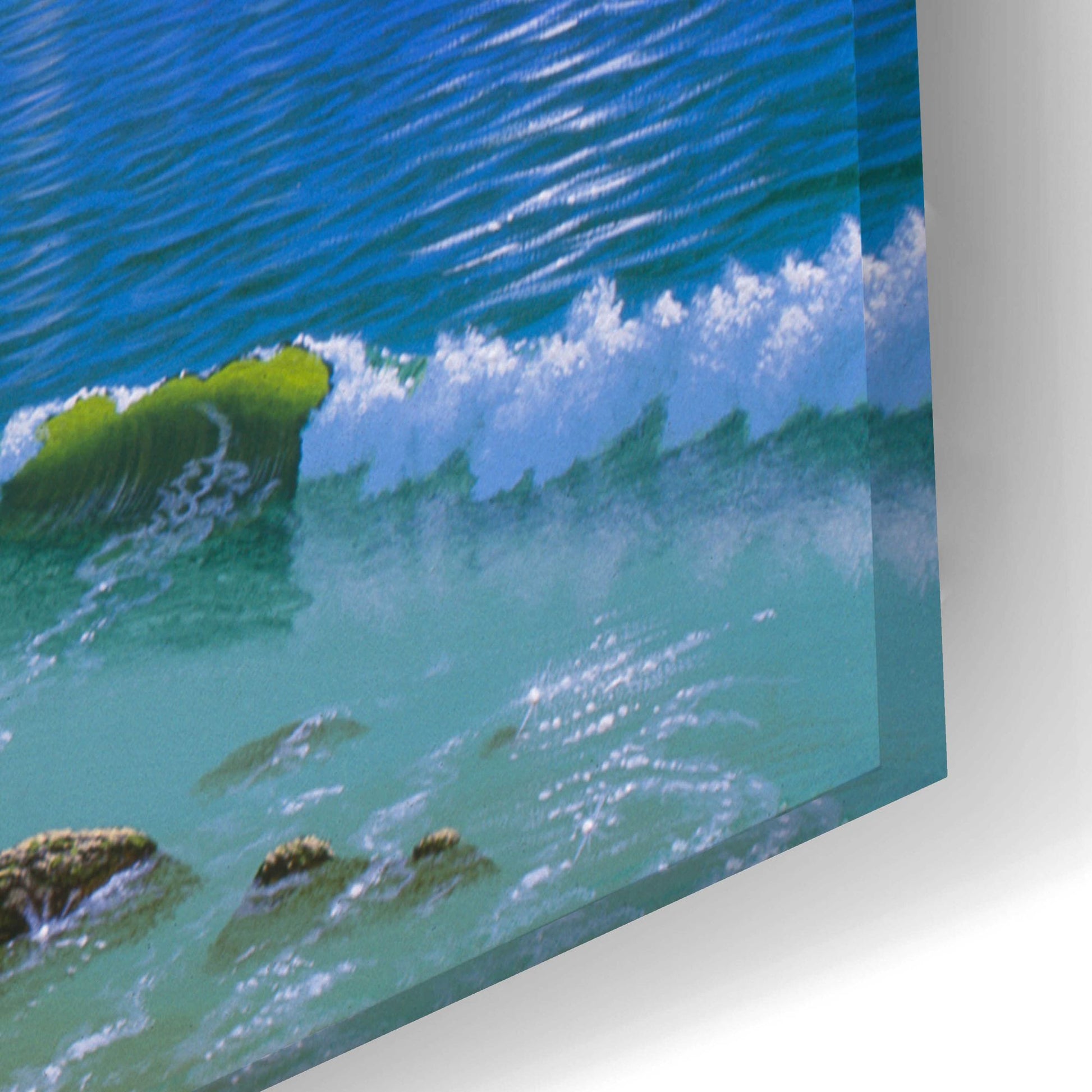 Epic Art 'Sachuest Beach' by Eduardo Camoes, Acrylic Glass Wall Art,24x16