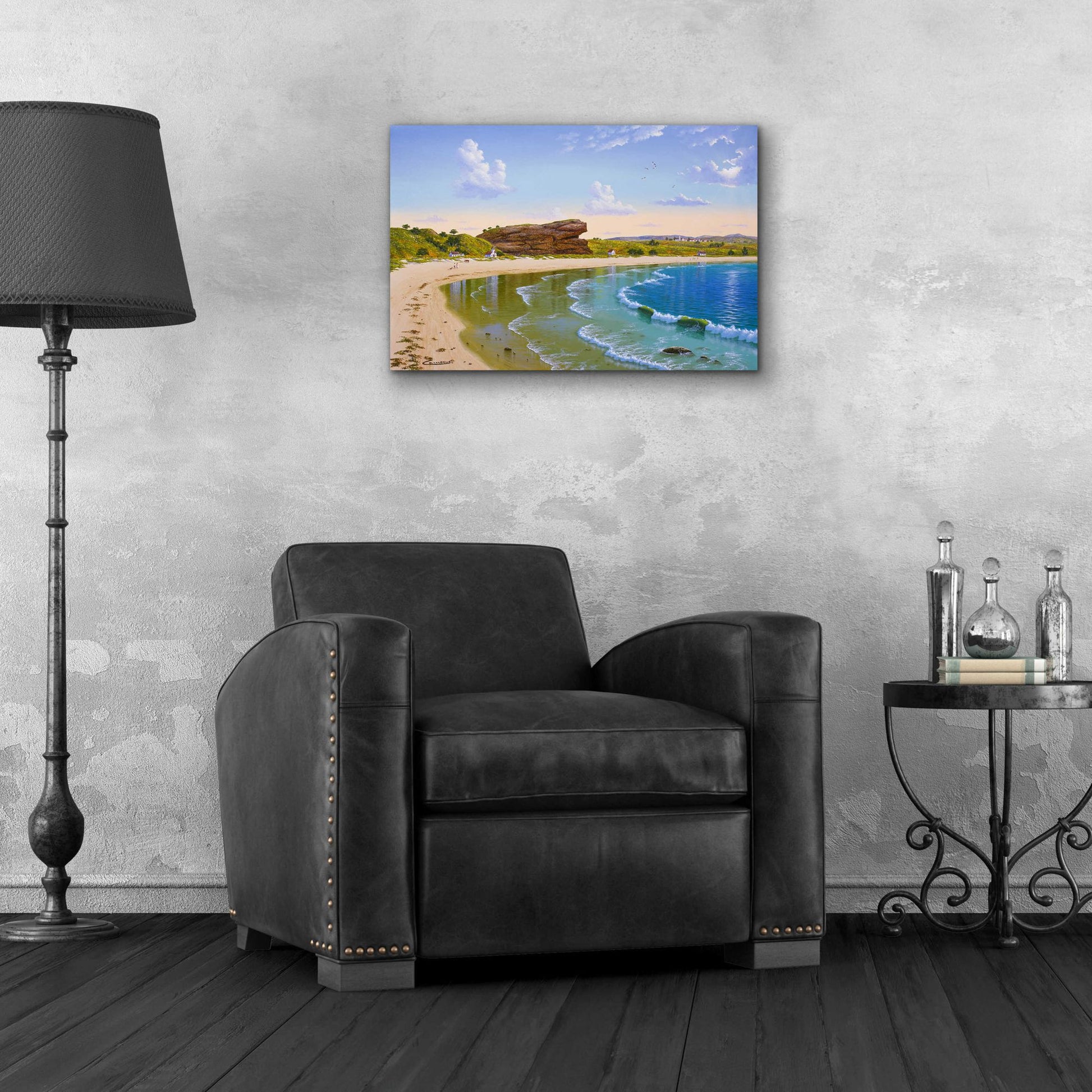 Epic Art 'Sachuest Beach' by Eduardo Camoes, Acrylic Glass Wall Art,24x16