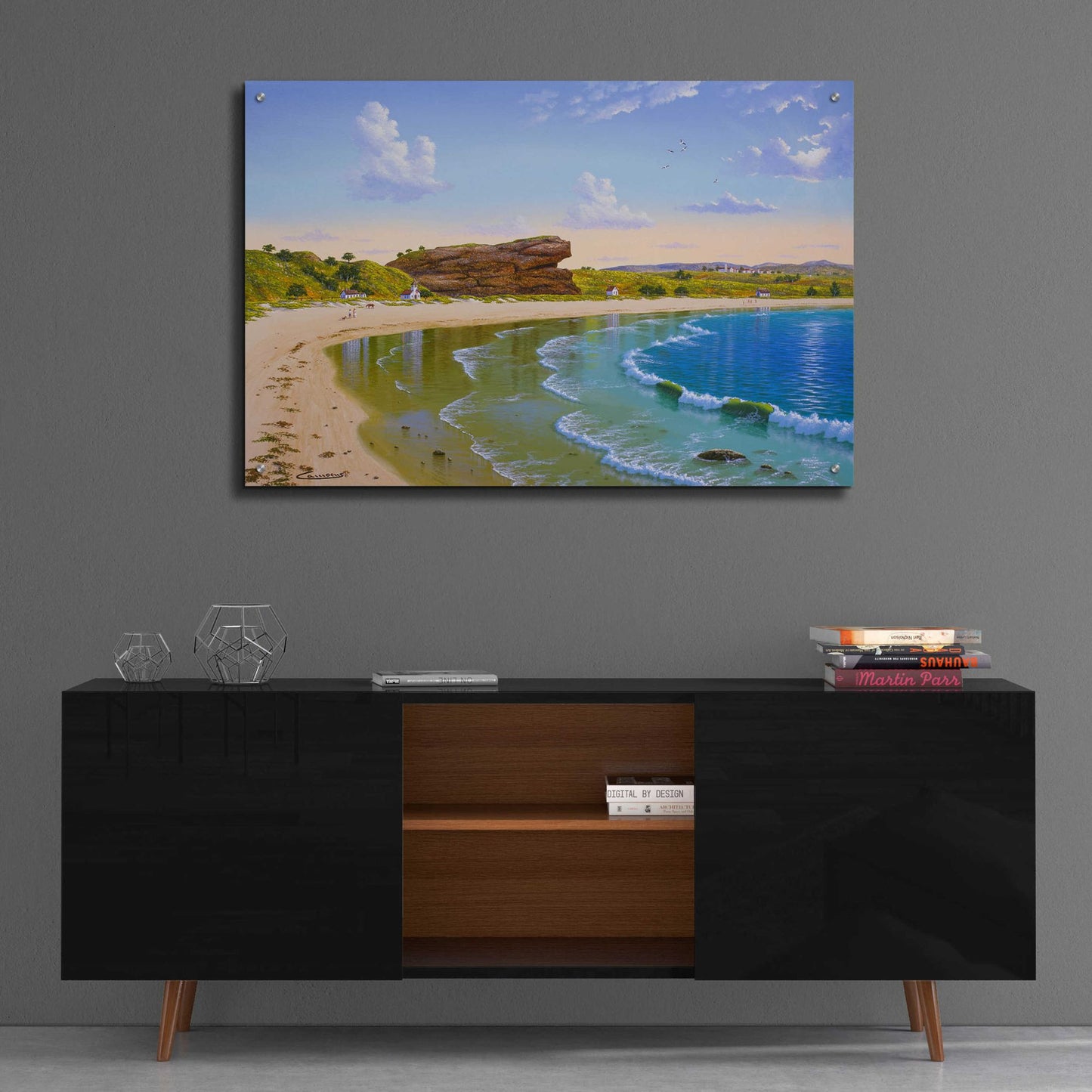 Epic Art 'Sachuest Beach' by Eduardo Camoes, Acrylic Glass Wall Art,36x24