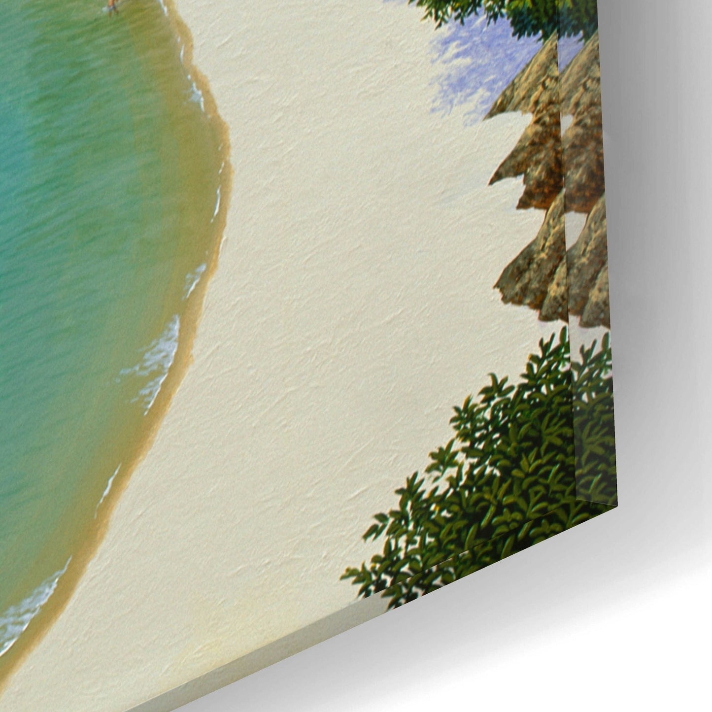 Epic Art 'Trunk Bay, Virgin Islands' by Eduardo Camoes, Acrylic Glass Wall Art,16x12