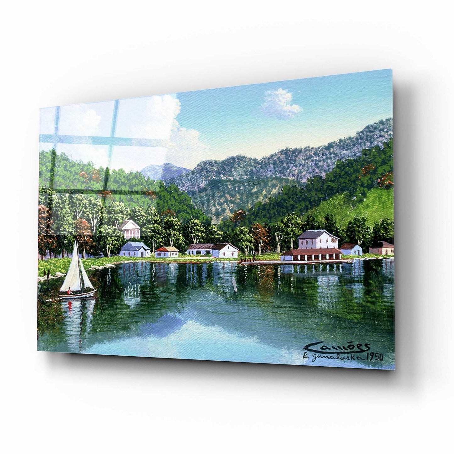 Epic Art 'North Carolina' by Eduardo Camoes, Acrylic Glass Wall Art,16x12