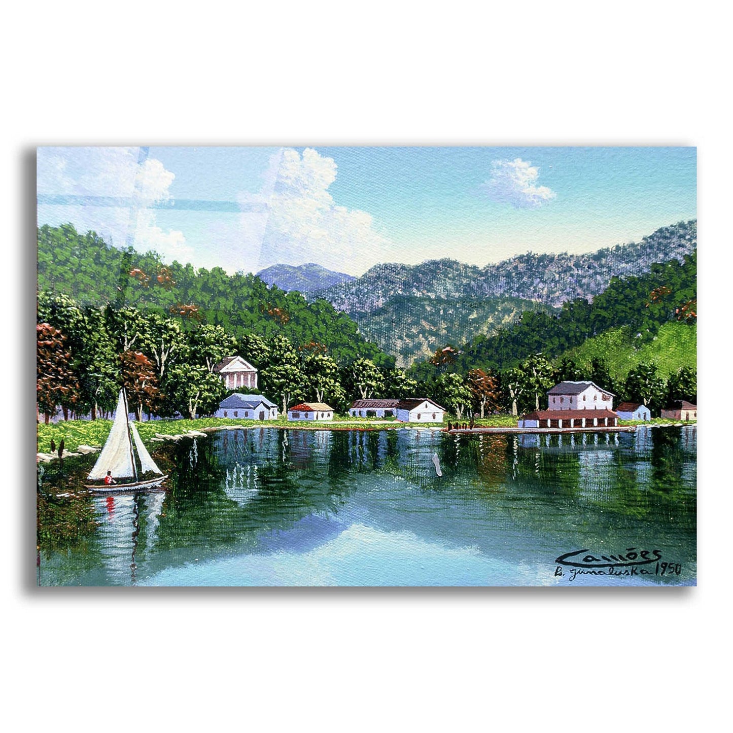 Epic Art 'North Carolina' by Eduardo Camoes, Acrylic Glass Wall Art,24x16