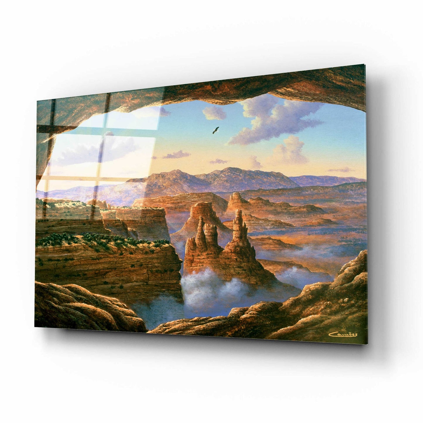 Epic Art 'Island In The Sky, Canyonlands' by Eduardo Camoes, Acrylic Glass Wall Art,16x12