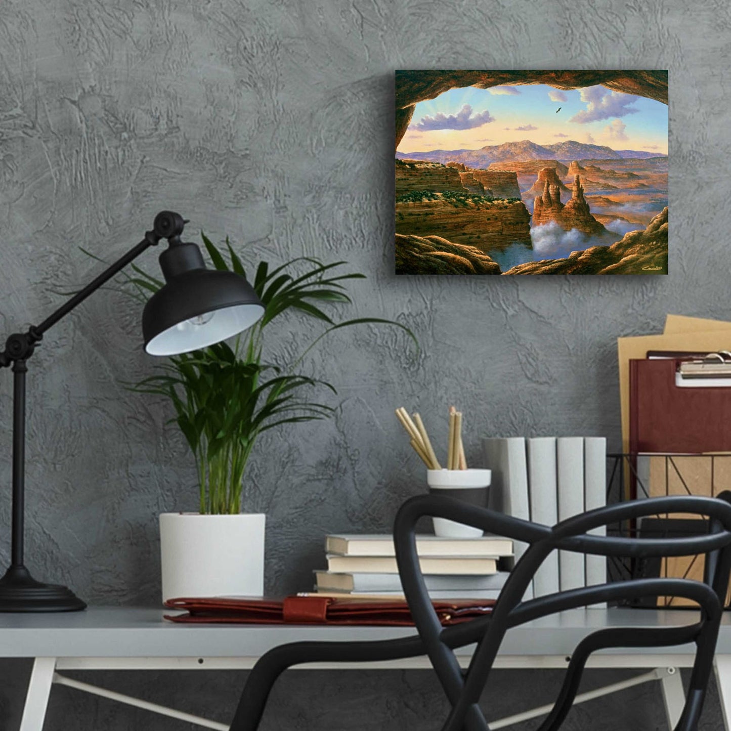 Epic Art 'Island In The Sky, Canyonlands' by Eduardo Camoes, Acrylic Glass Wall Art,16x12