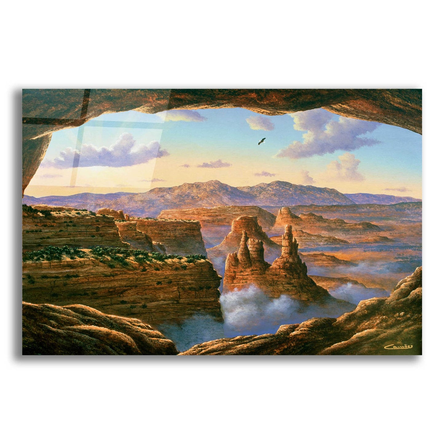 Epic Art 'Island In The Sky, Canyonlands' by Eduardo Camoes, Acrylic Glass Wall Art,24x16