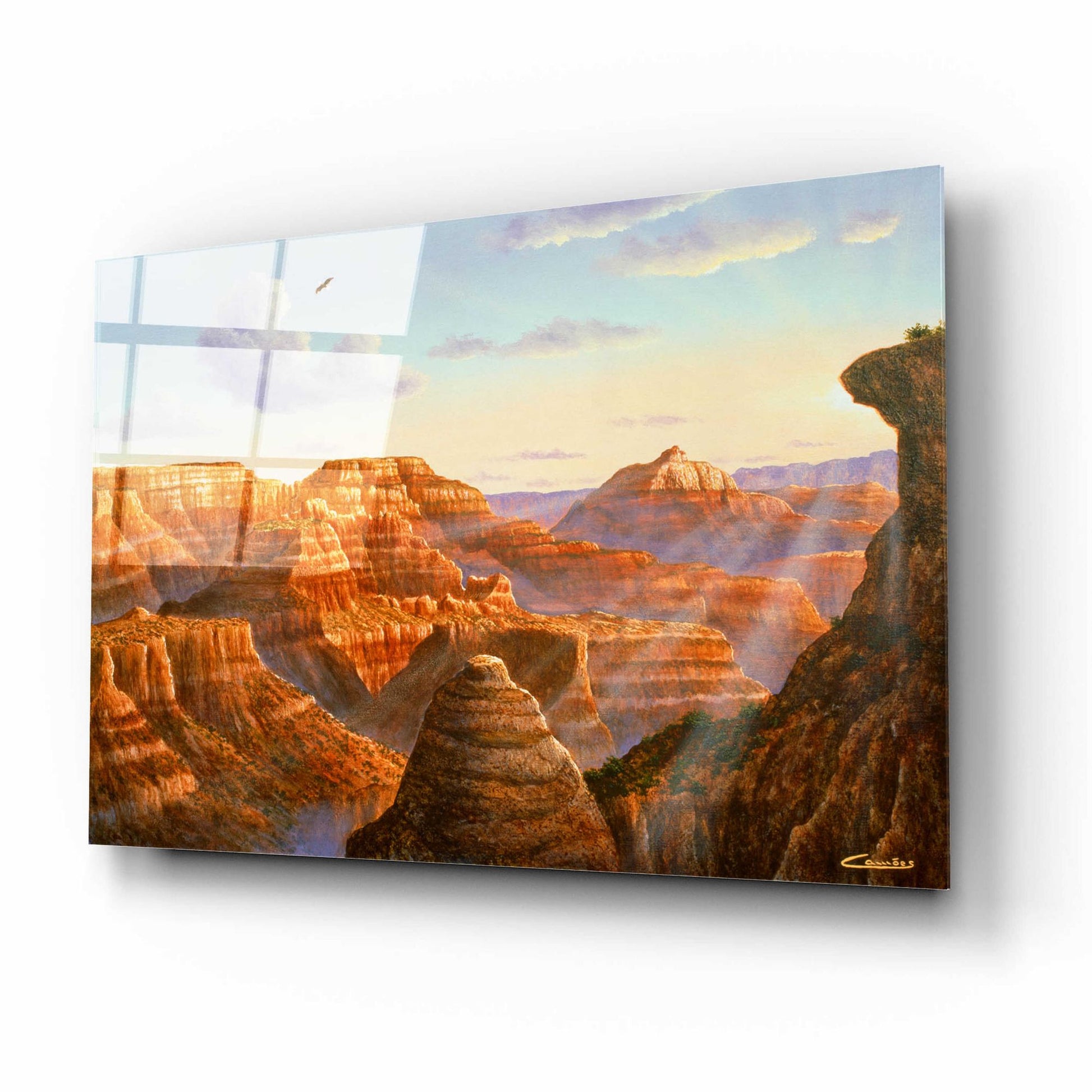 Epic Art 'Grand Canyon' by Eduardo Camoes, Acrylic Glass Wall Art,16x12