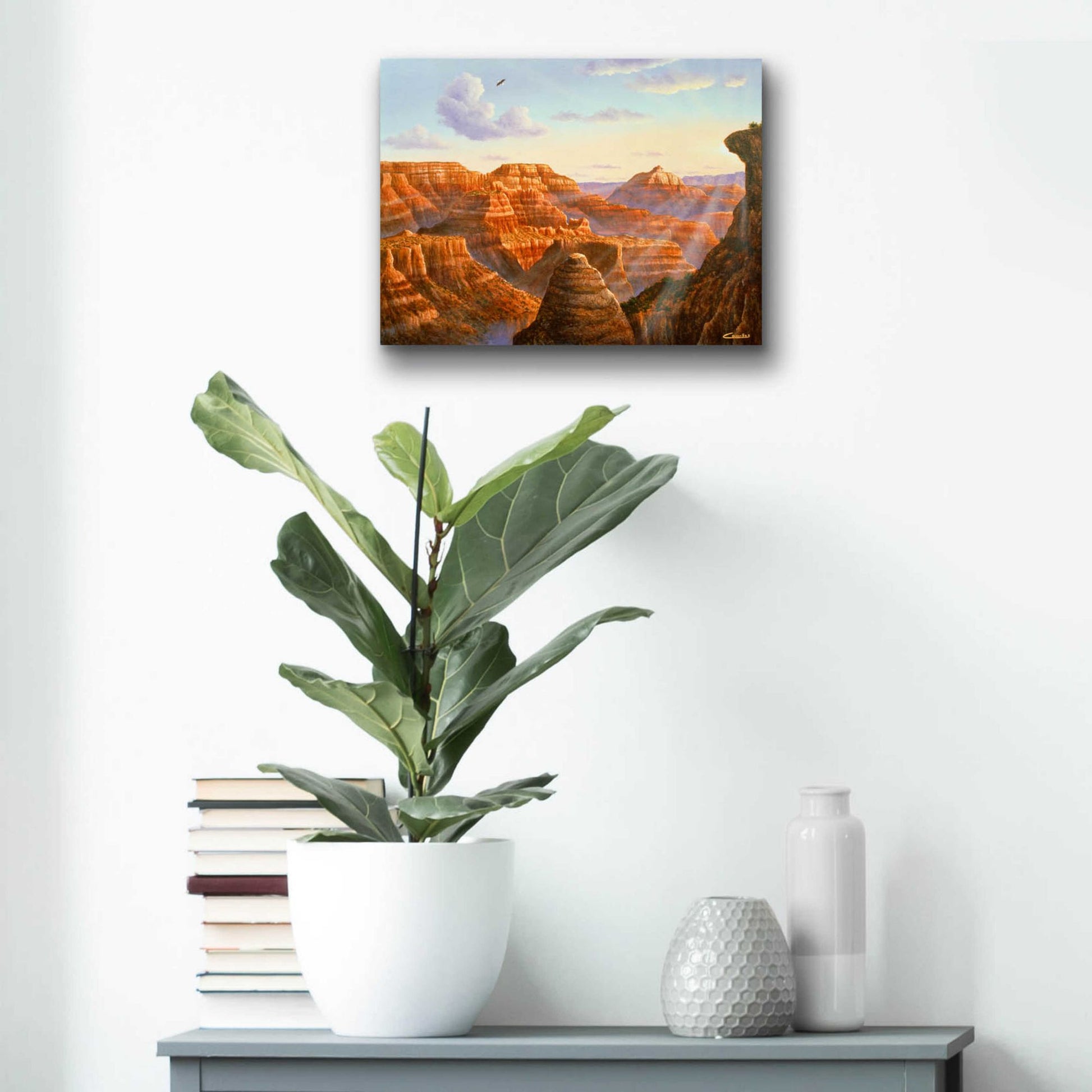 Epic Art 'Grand Canyon' by Eduardo Camoes, Acrylic Glass Wall Art,16x12