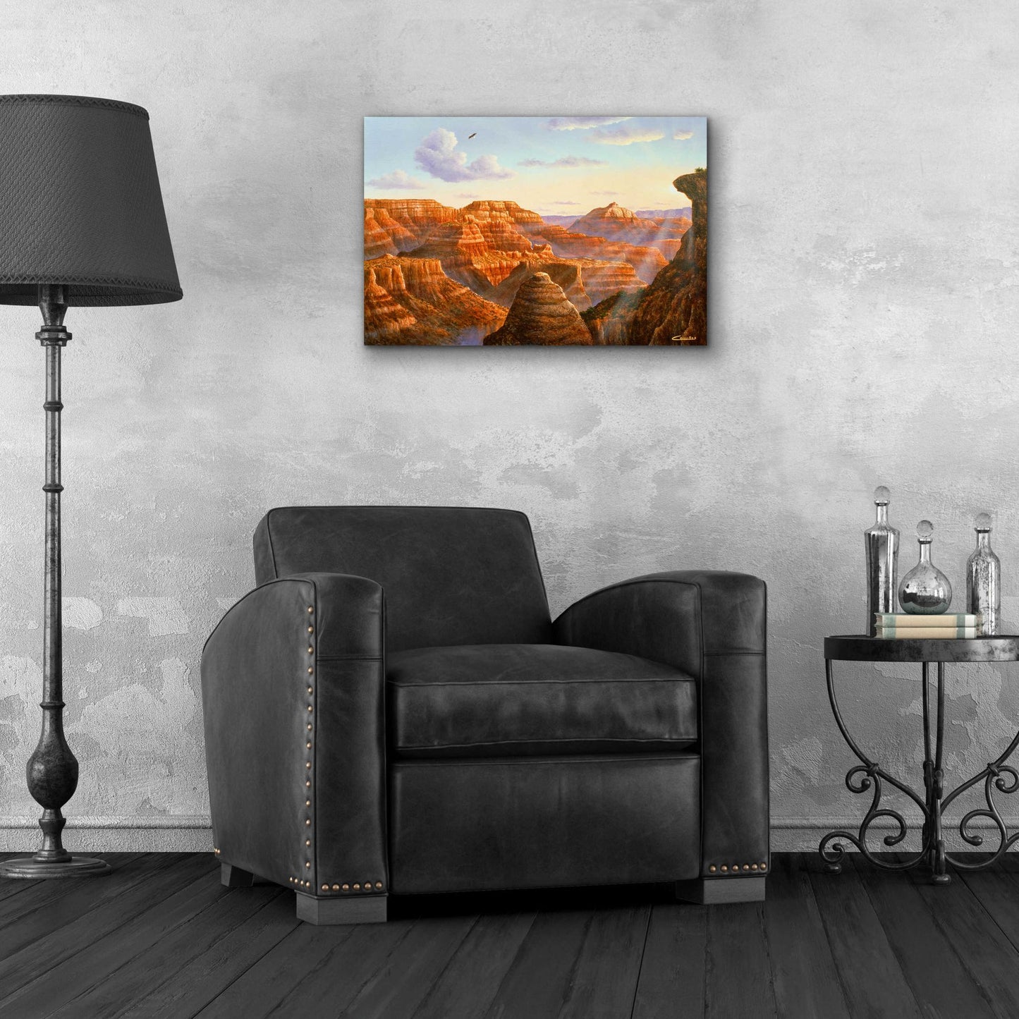 Epic Art 'Grand Canyon' by Eduardo Camoes, Acrylic Glass Wall Art,24x16